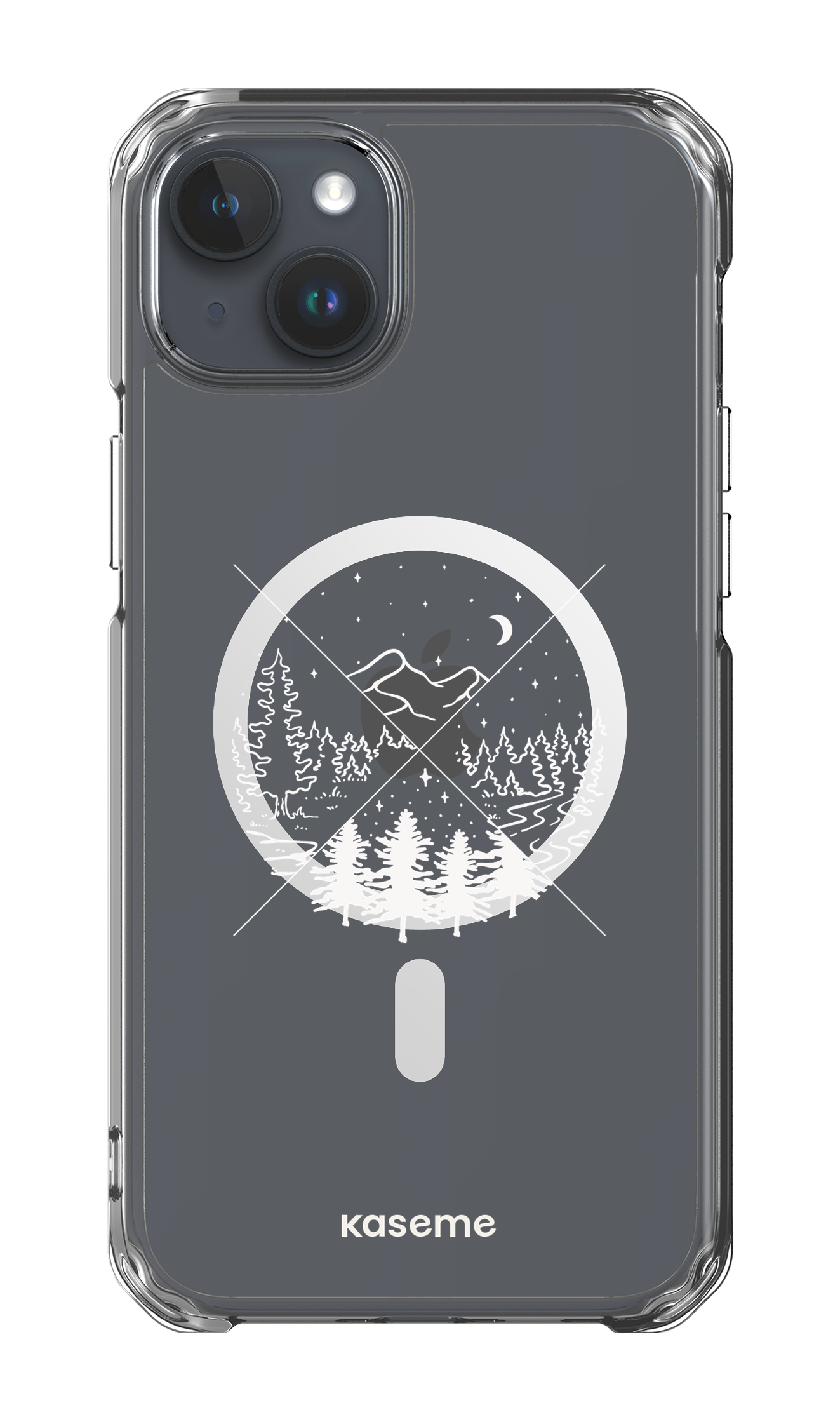 iPhone 15 Plus Clear Case - Magsafe Hike Clear Case -