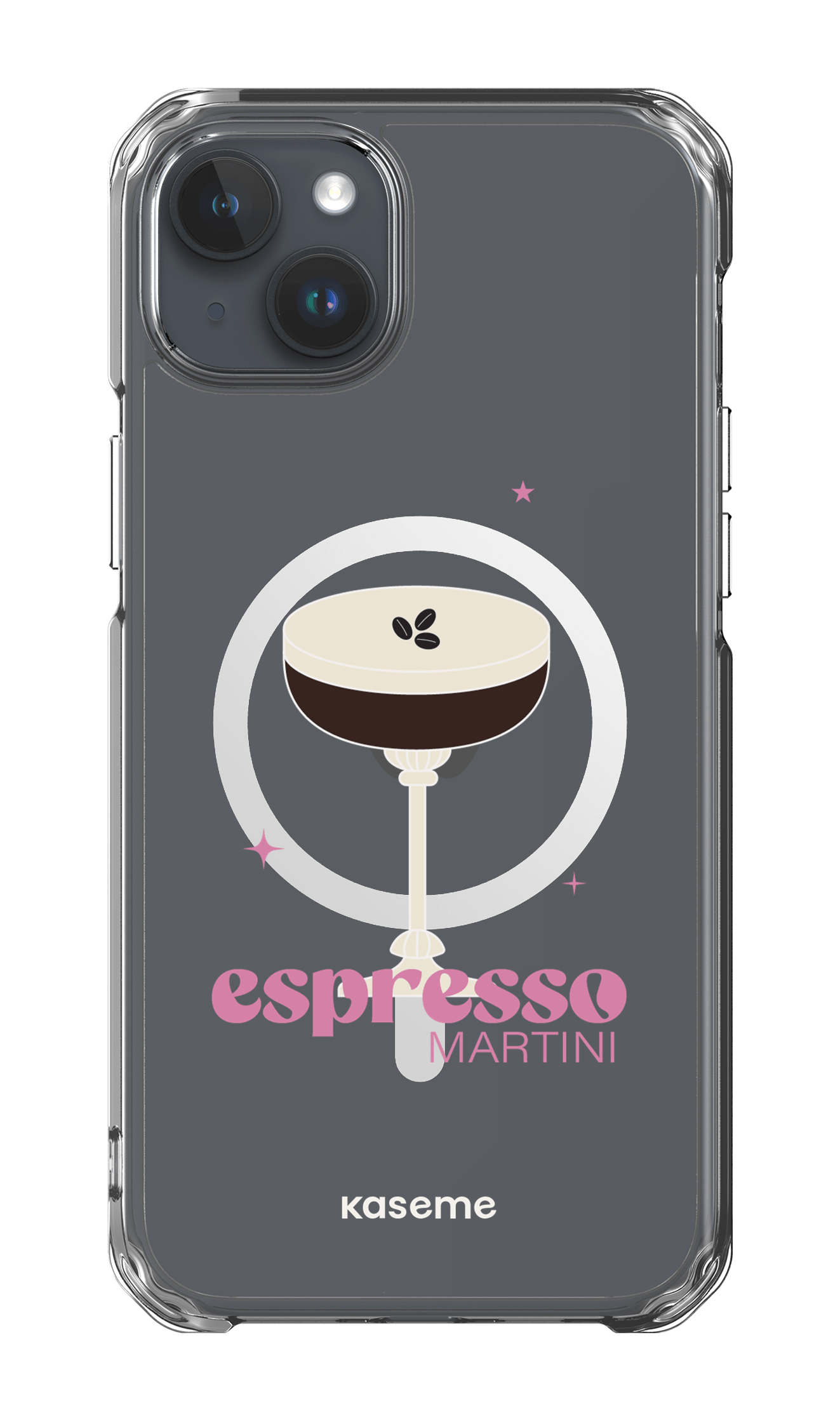 iPhone 15 Plus Clear Case - Magsafe Hold My Tiny Clear Case -