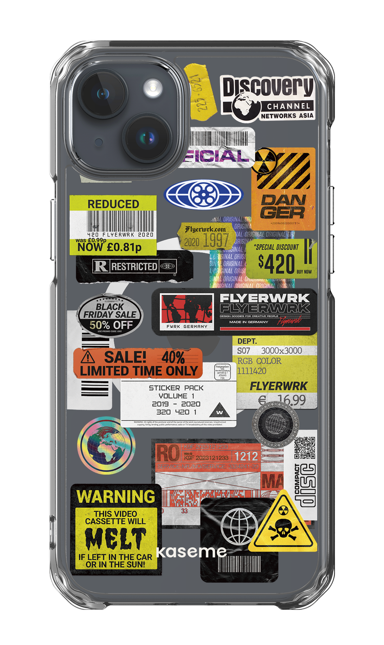 iPhone 15 Plus Clear Case - Magsafe Melt Clear Case -