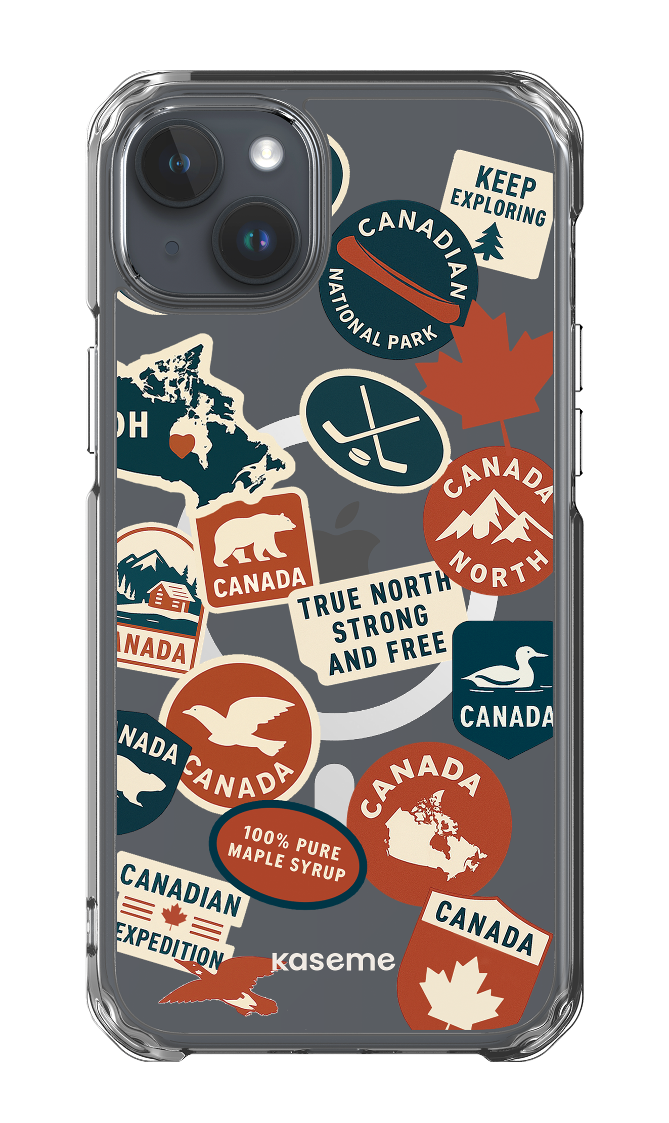 iPhone 15 Plus Clear Case - Magsafe Oh Maple -