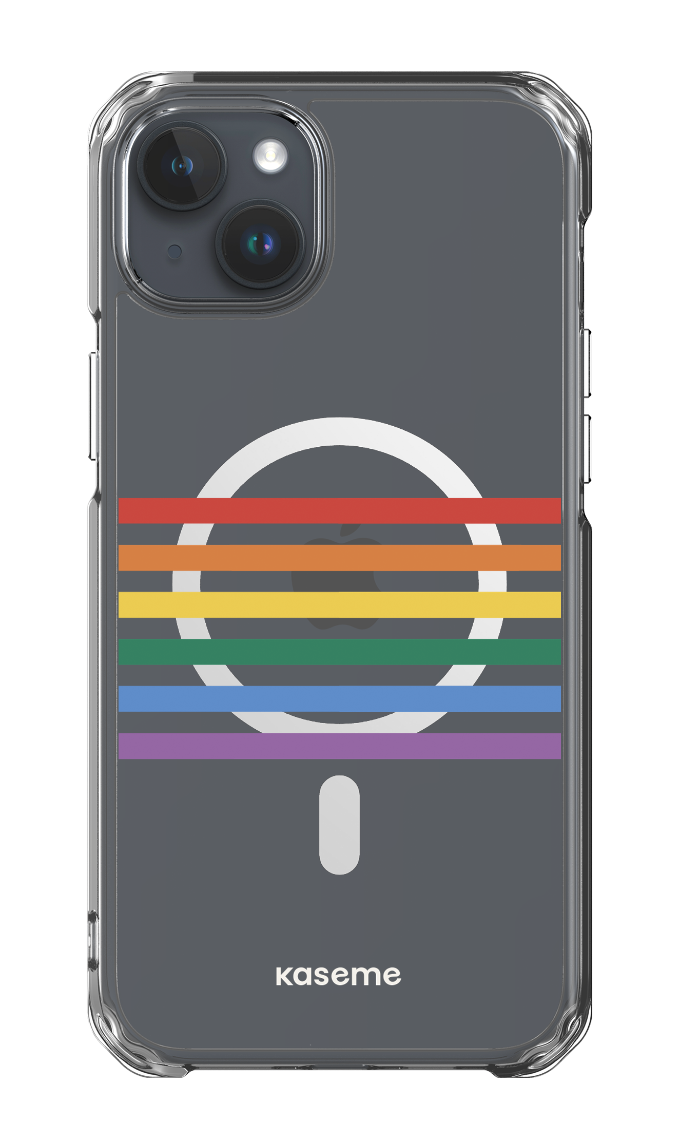 iPhone 15 Plus Clear Case - Magsafe Out and proud clear case -