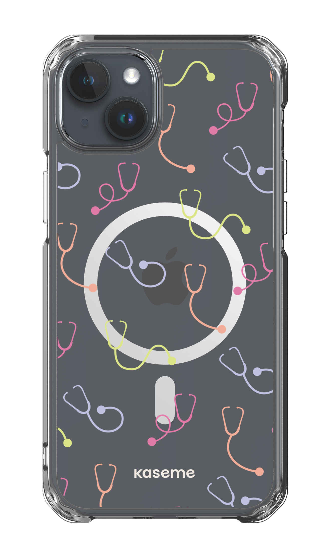 iPhone 15 Plus Clear Case - Magsafe Pulse Clear Case -