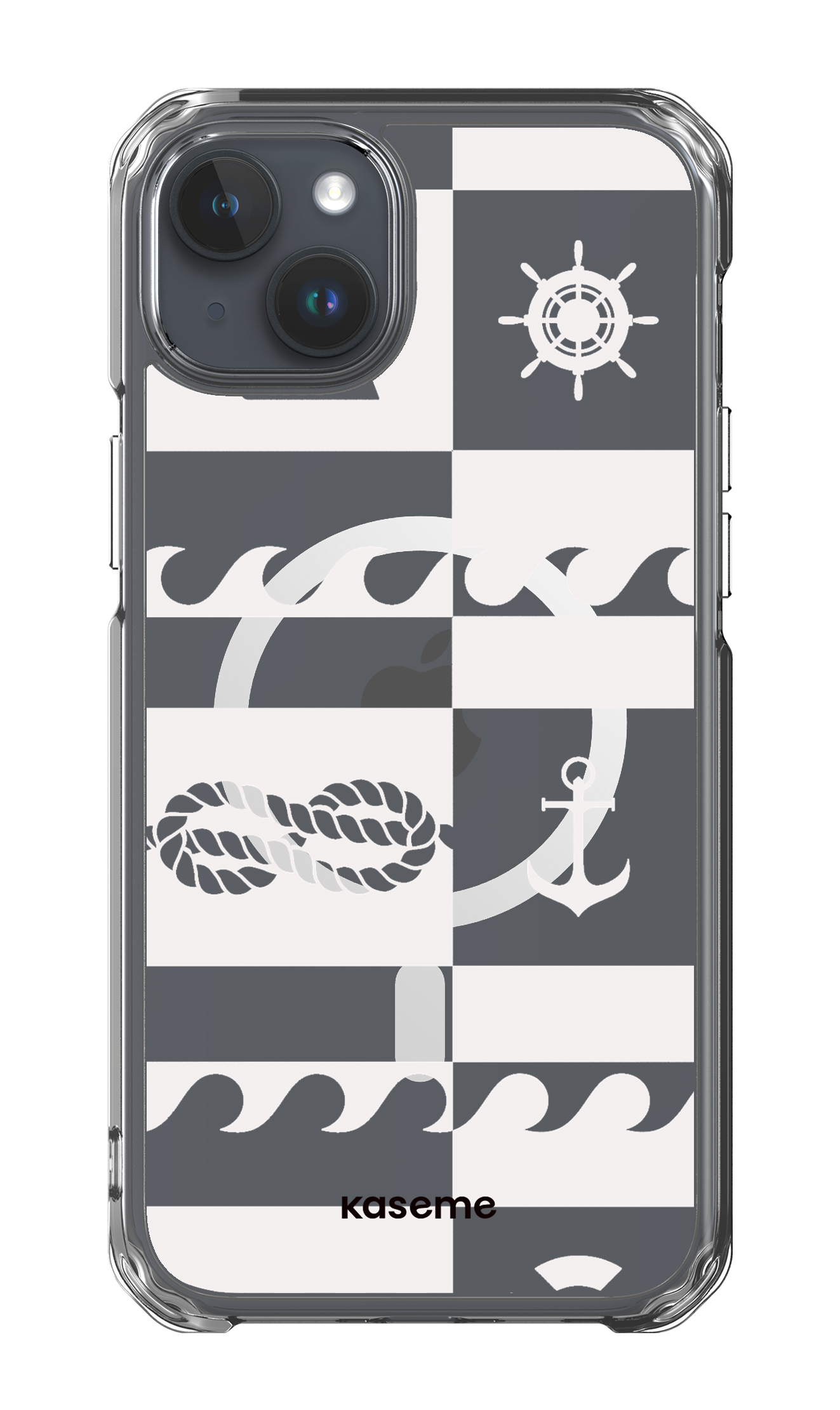 iPhone 15 Plus Clear Case - Magsafe Sail Clear Case -