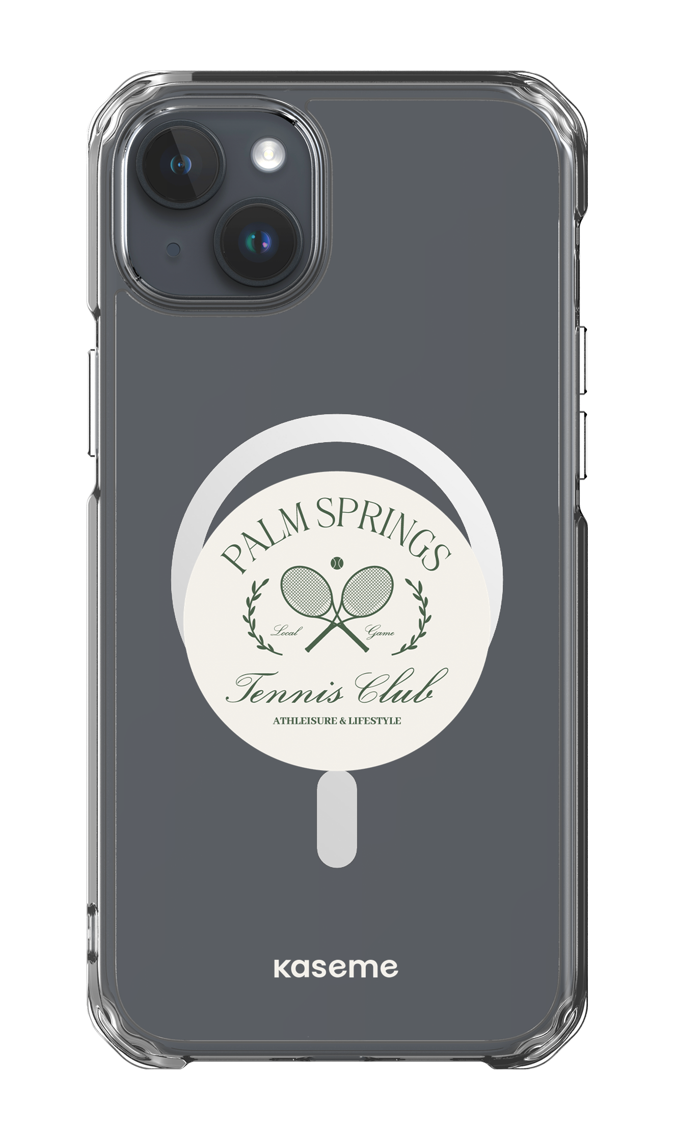 iPhone 15 Plus Clear Case - Magsafe Serve it up Clear Case -