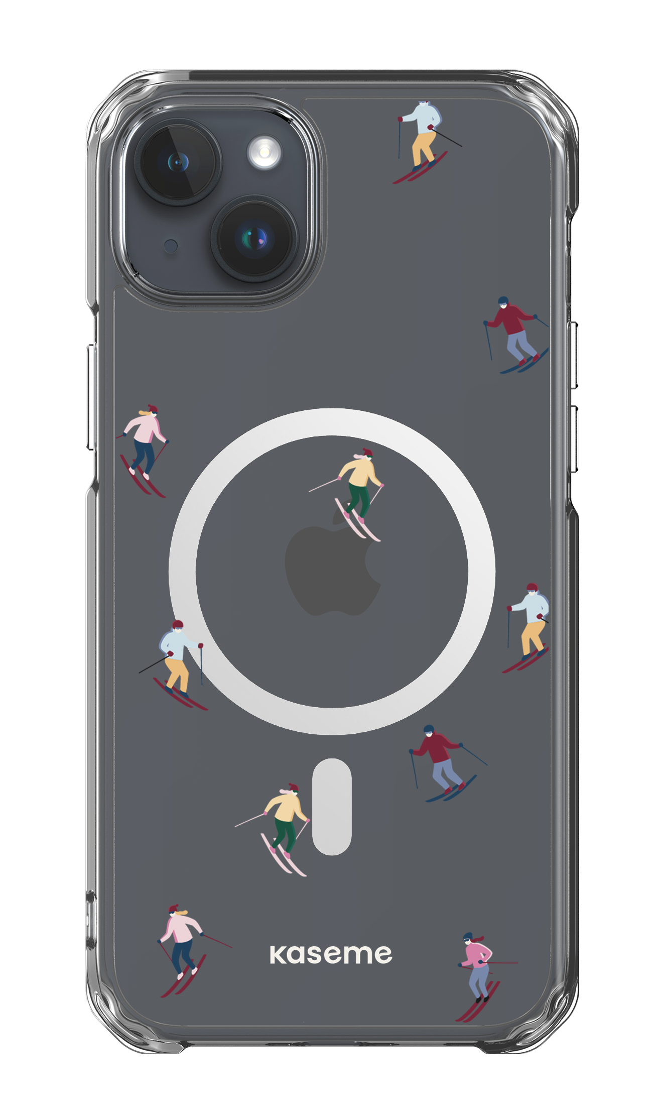 iPhone 15 Plus Clear Case - Magsafe Slope Clear Case -