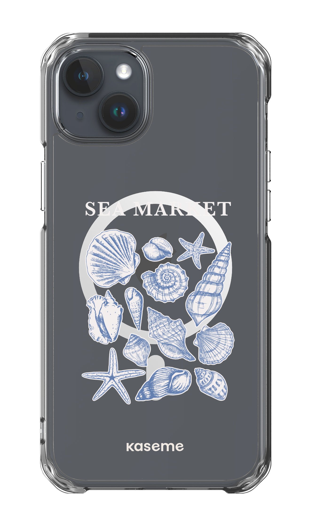 iPhone 15 Plus Clear Case - Magsafe Souvenir Clear Case -