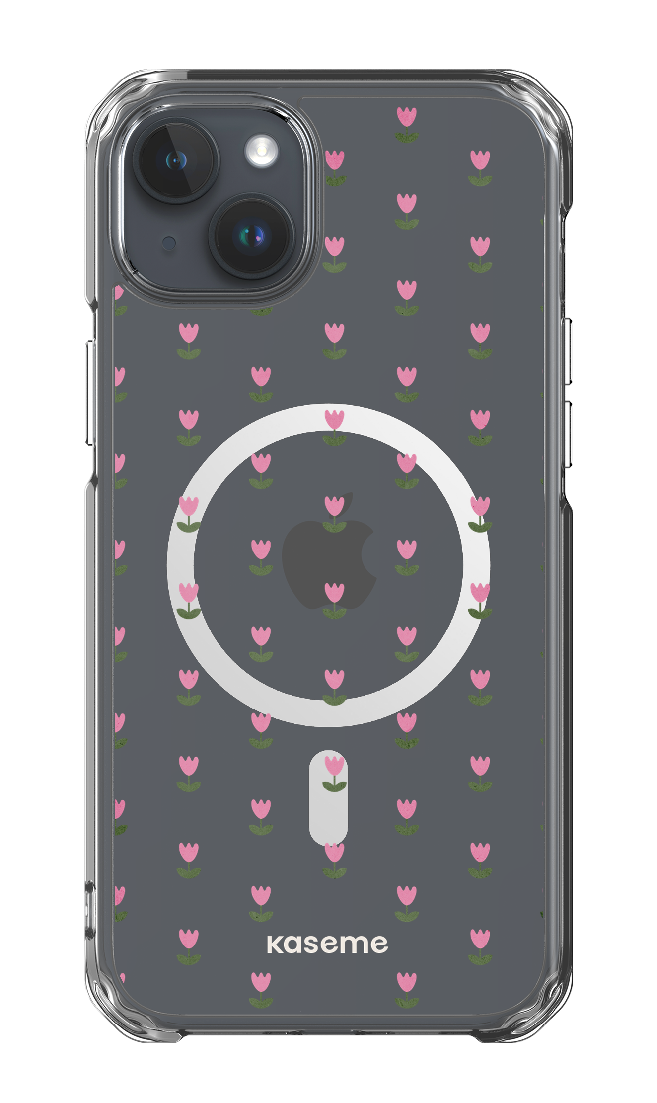 iPhone 15 Plus Clear Case - Magsafe Triumph Pink Clear Case -