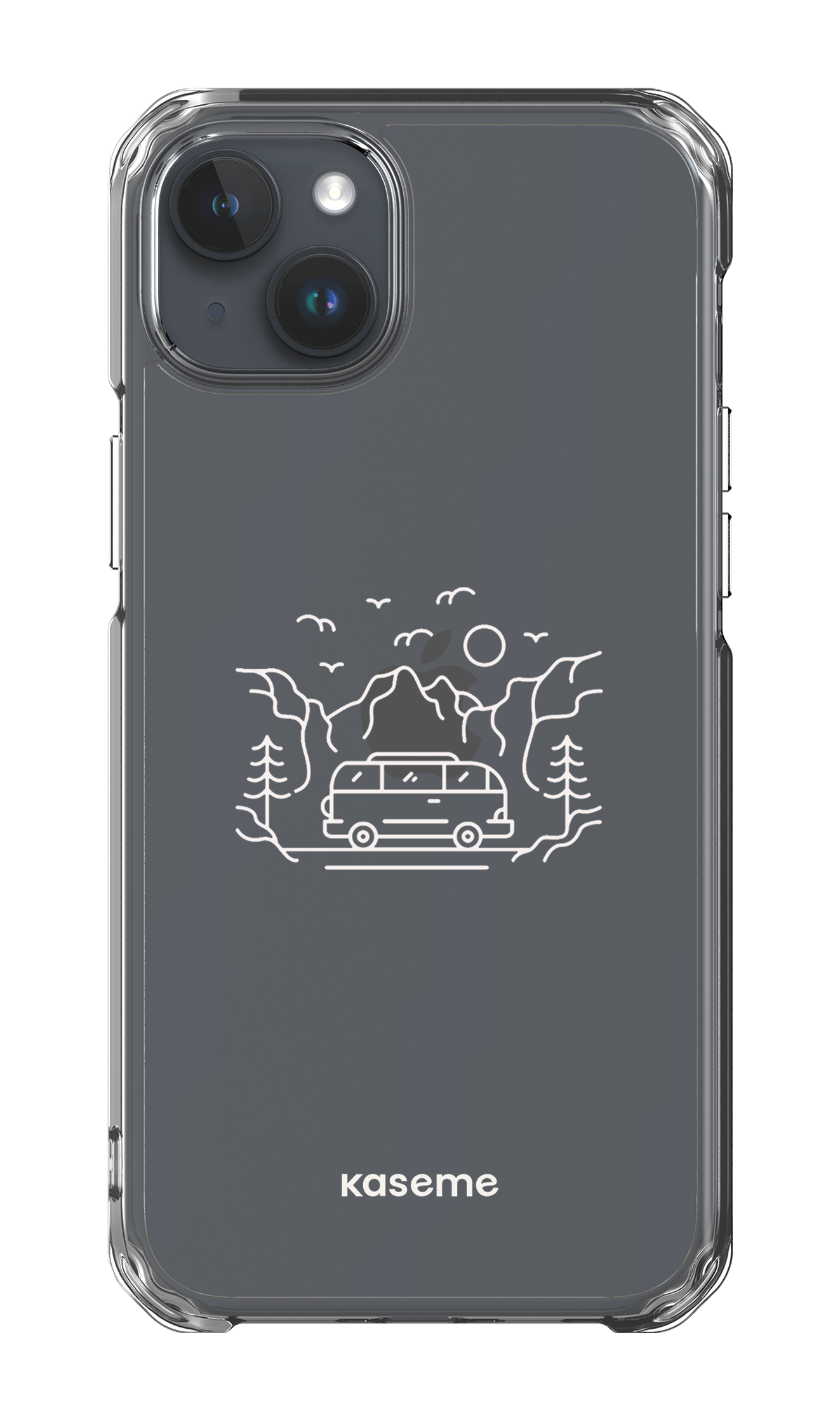 iPhone 15 Plus Clear Case Camp Life Clear Case -