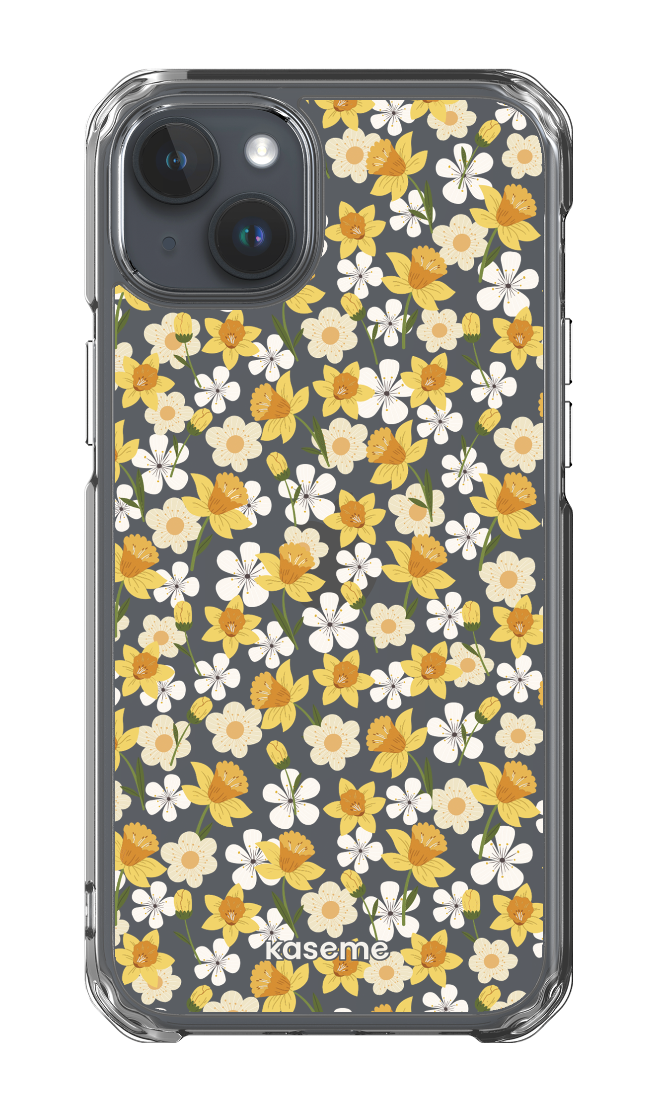 iPhone 15 Plus Clear Case Daffodil Clear Case -