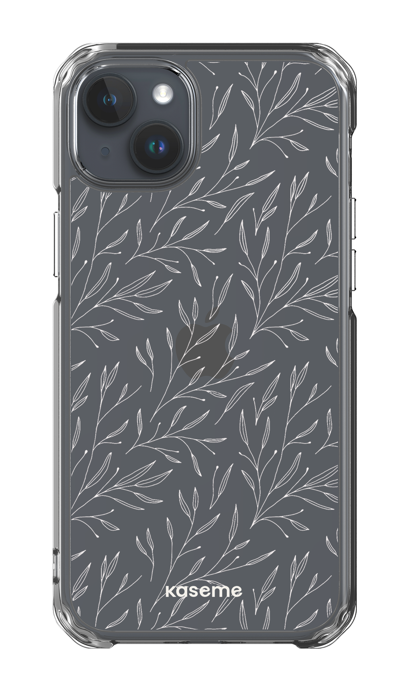 iPhone 15 Plus Clear Case Hibiscus Clear Case -