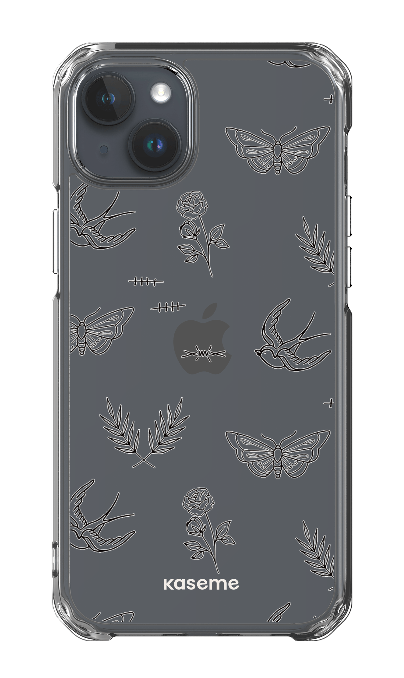 iPhone 15 Plus Clear Case Ink Clear Case -