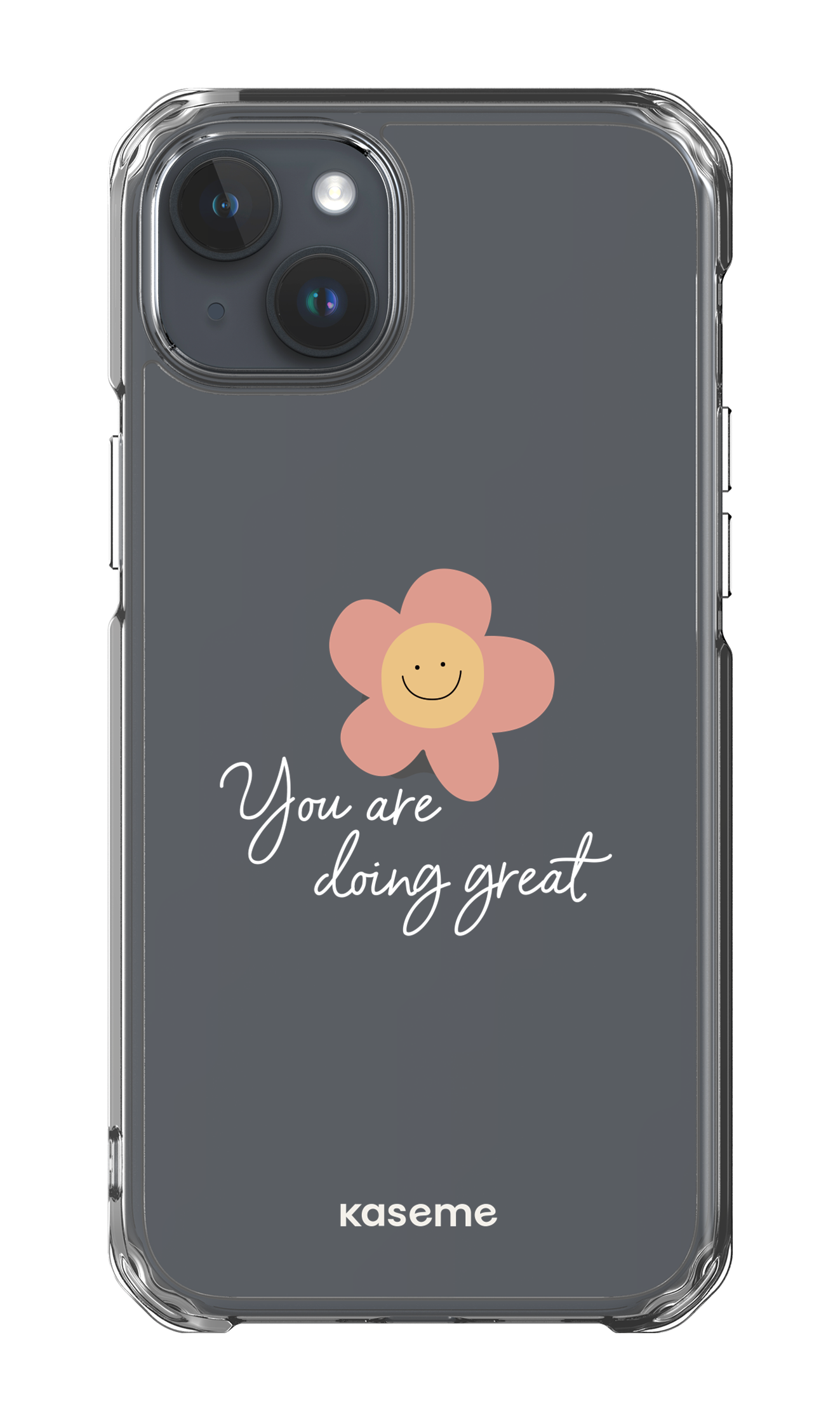 iPhone 15 Plus Clear Case Keep going Clear Case -