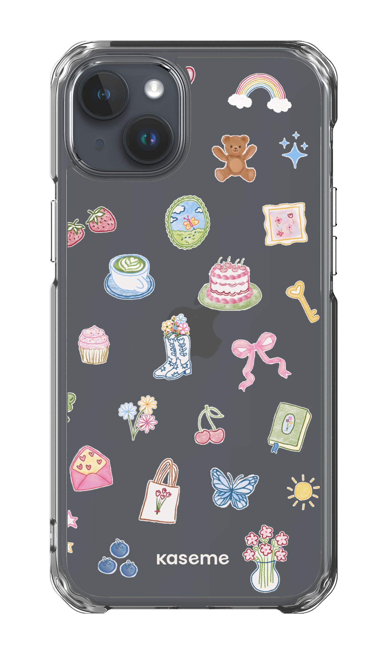 iPhone 15 Plus Clear Case Poetry Clear Case -