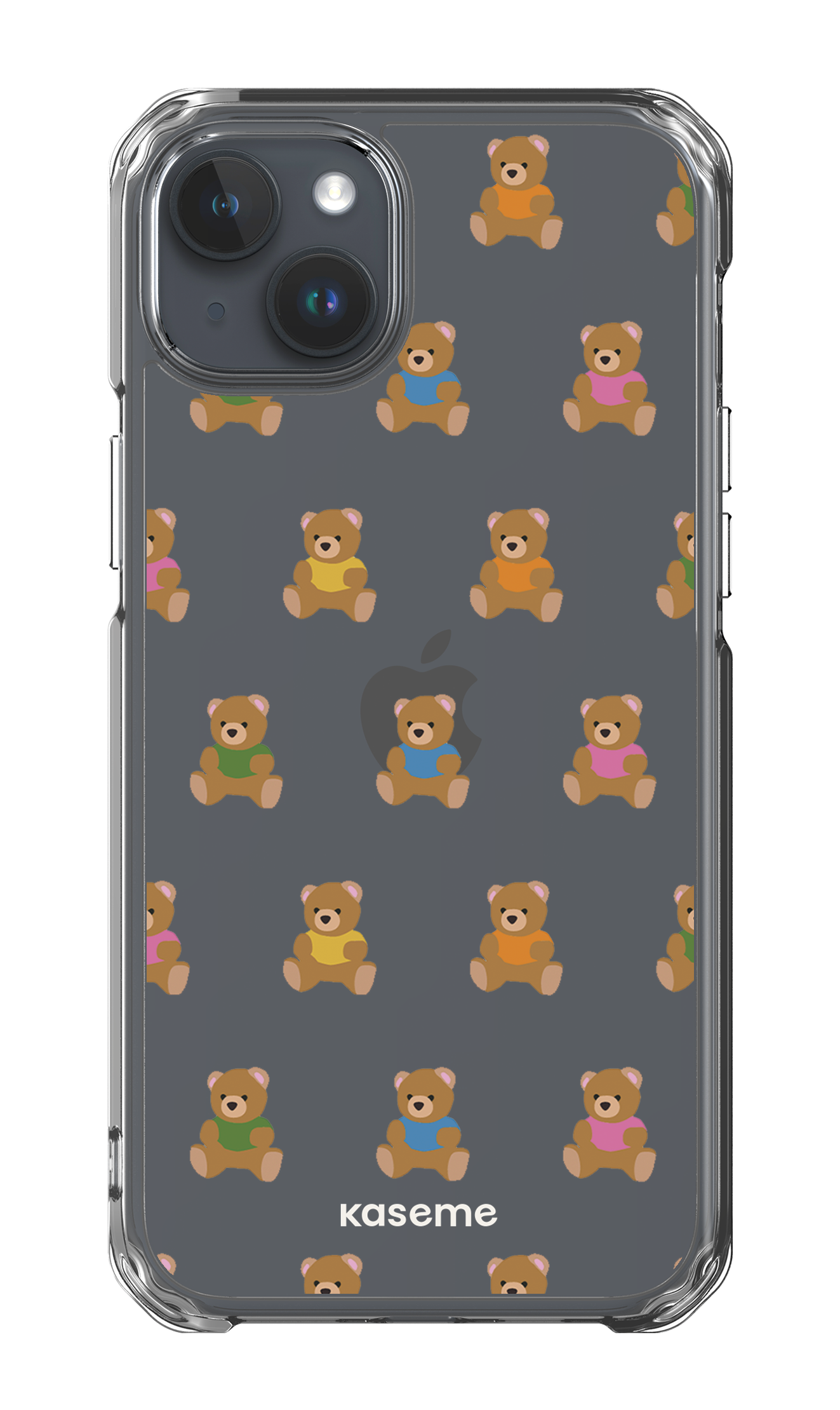 iPhone 15 Plus Clear Case Teddy Clear Case -