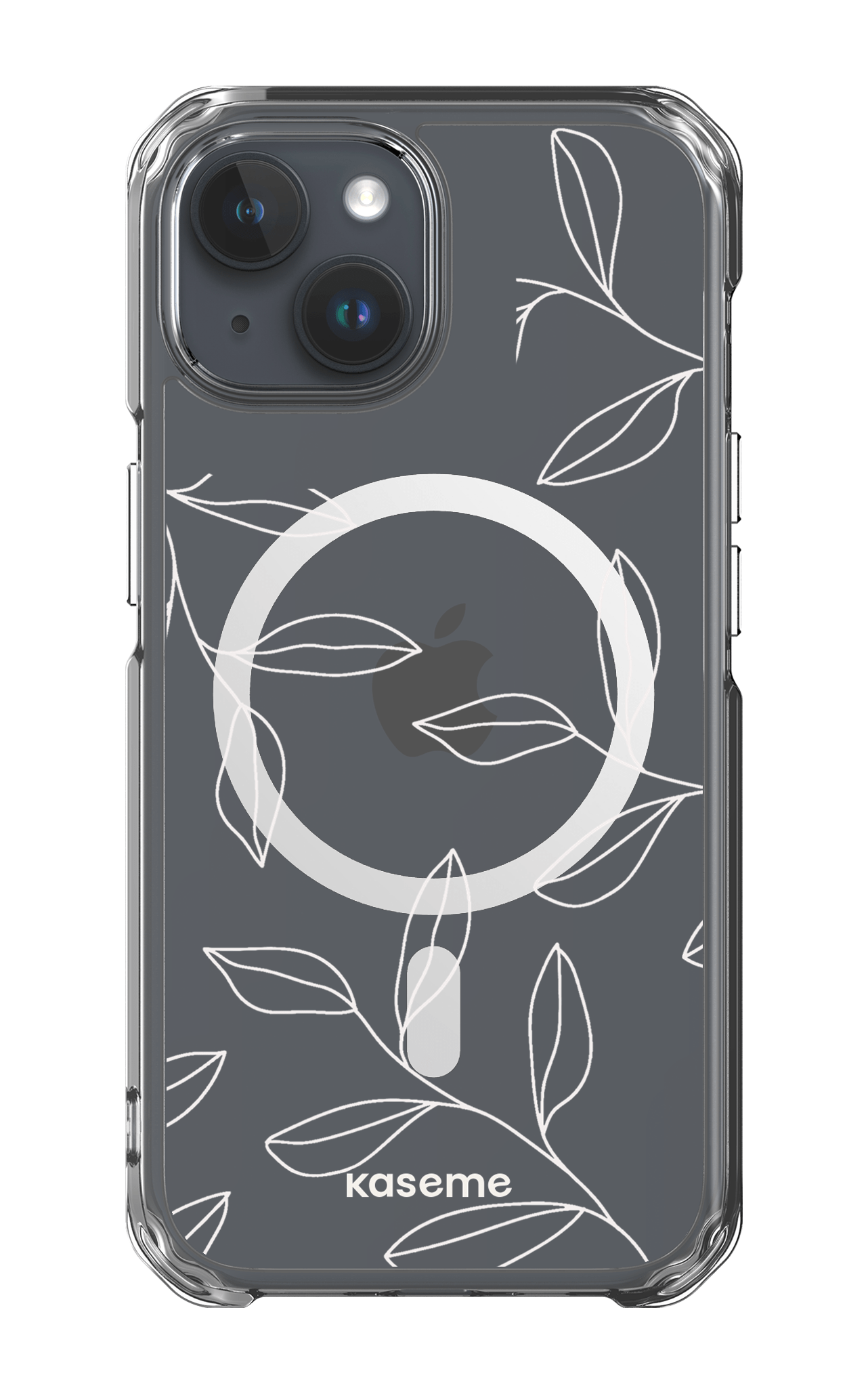 iPhone 15 Pro Clear Case - Magsafe Gloomy Clear Case -