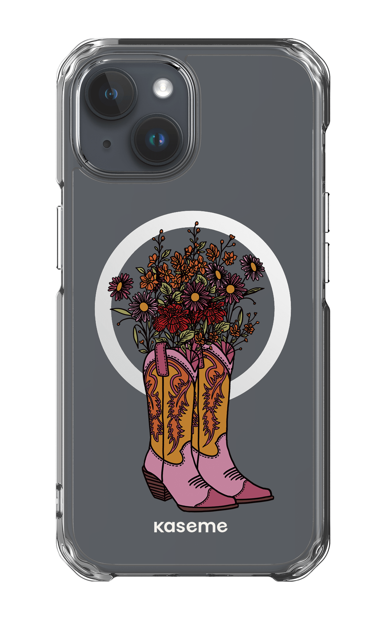 iPhone 15 Pro Clear Case - Magsafe Howdy Clear Case -