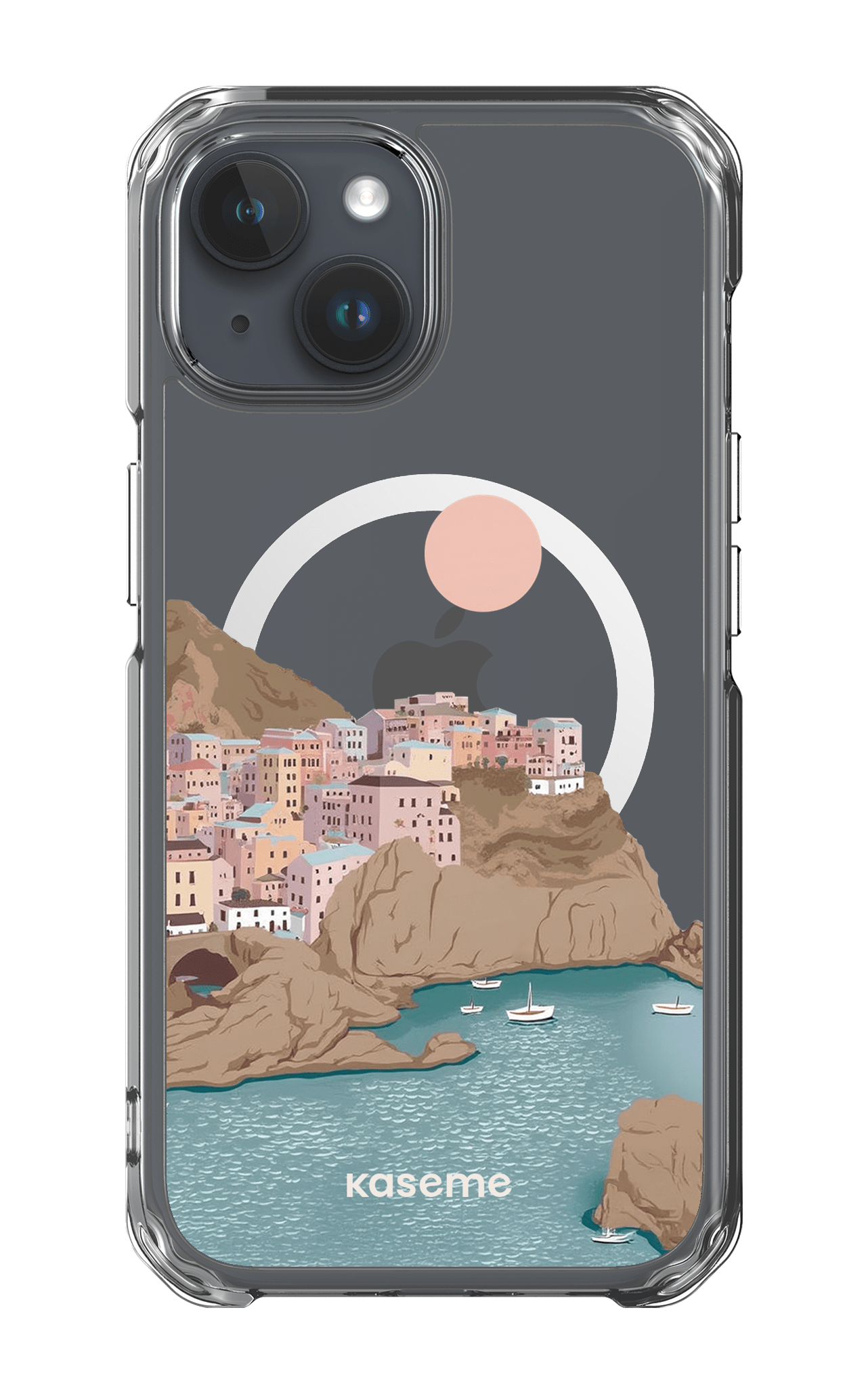 iPhone 15 Pro Clear Case - Magsafe Mediterrana Clear Case -