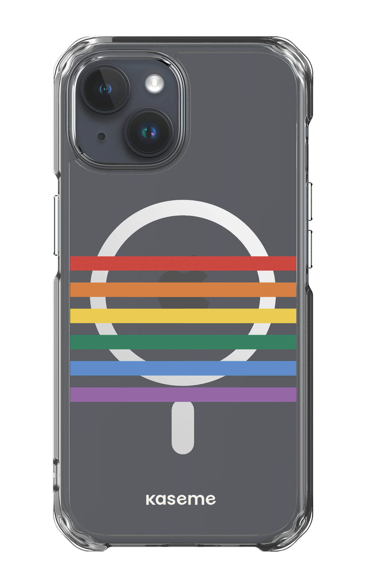 iPhone 15 Pro Clear Case - Magsafe Out and proud Clear Case -