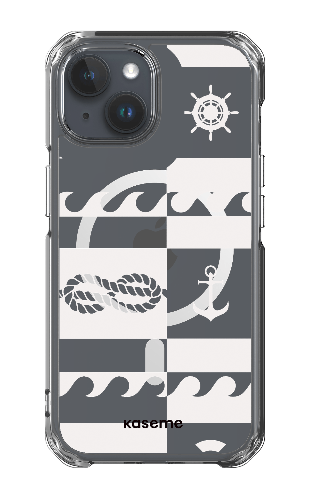 iPhone 15 Pro Clear Case - Magsafe Sail Clear Case -