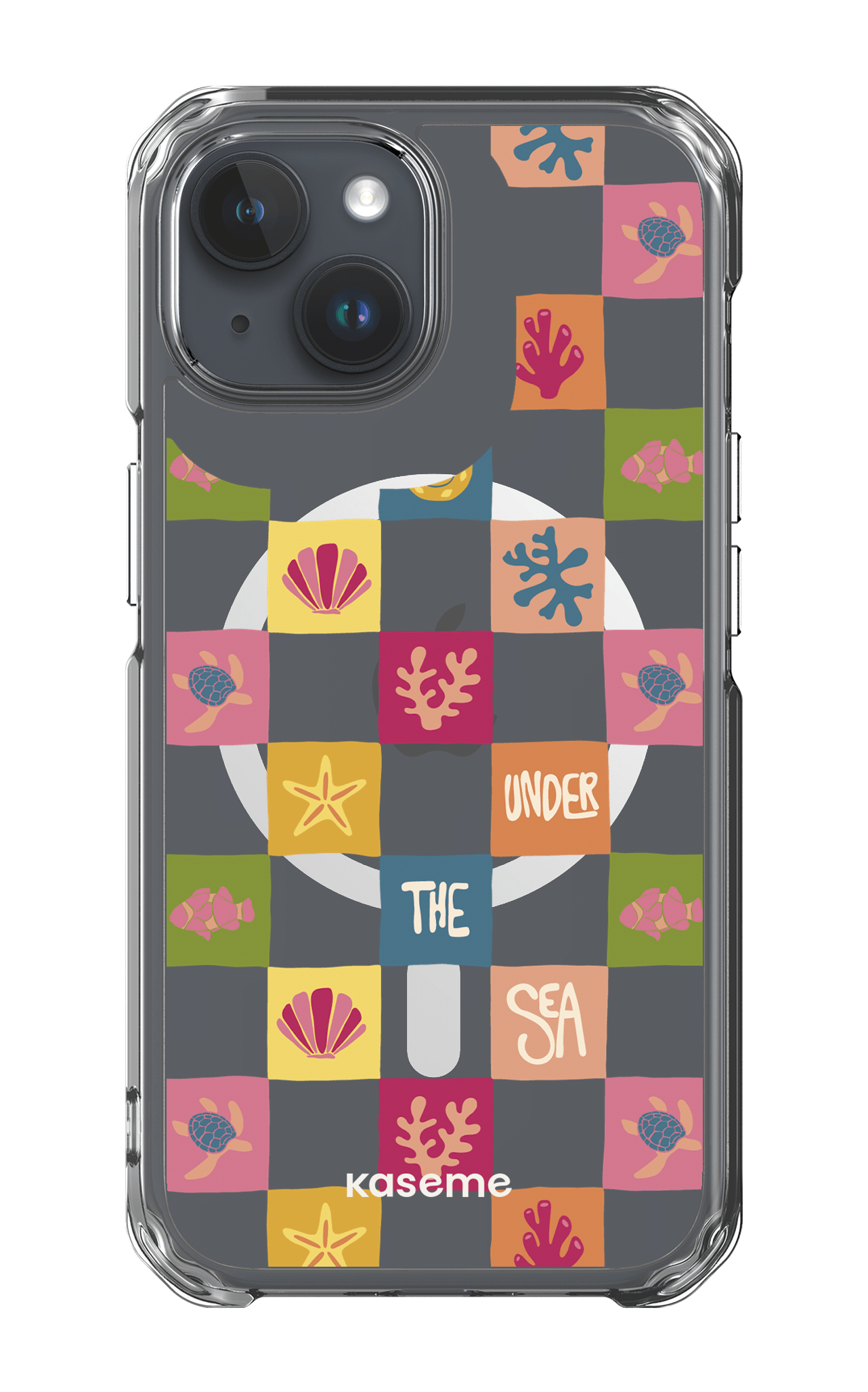 iPhone 15 Pro Clear Case - Magsafe Under the sea Clear Case -