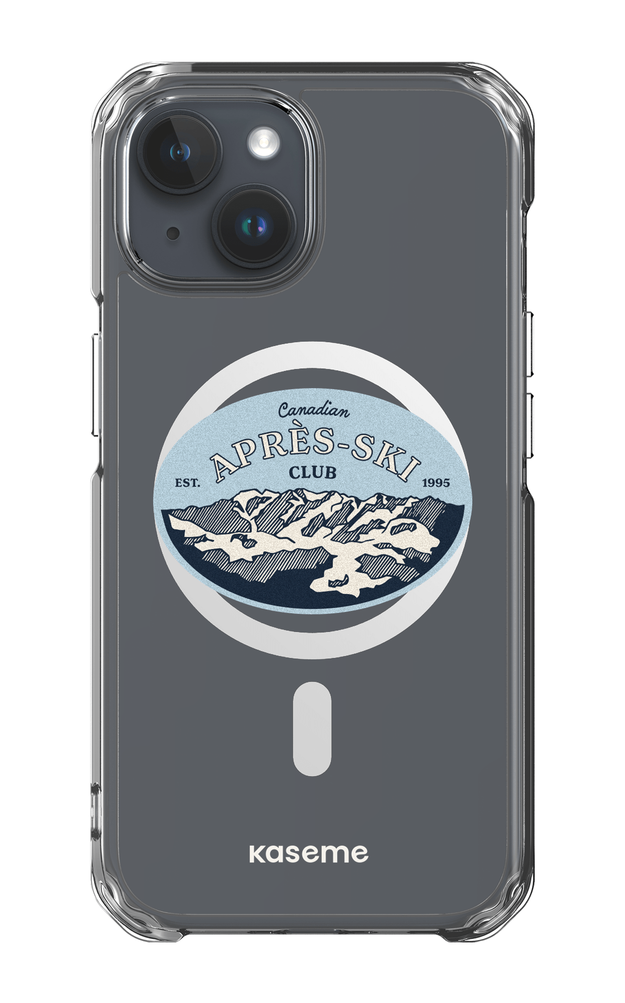 iPhone 15 Pro Clear Case - Magsafe Whistler Clear Case -