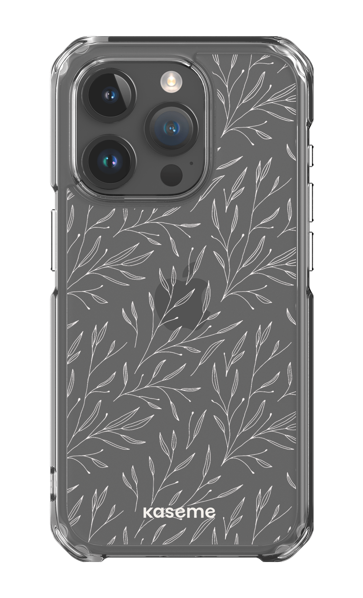 iPhone 15 Pro Clear Case Hibiscus Clear Case -