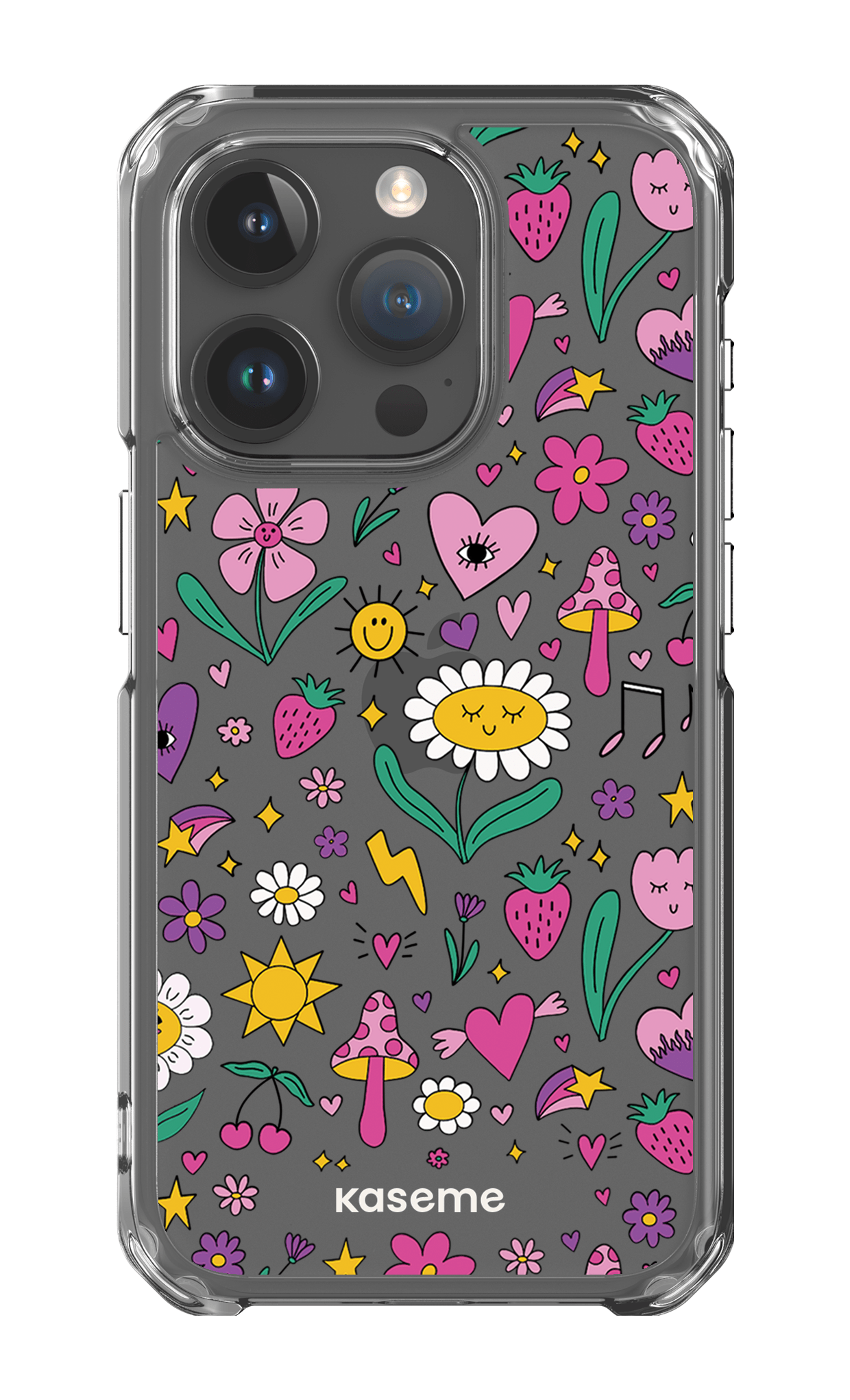 iPhone 15 Pro Clear Case Hypnotize Clear Case -