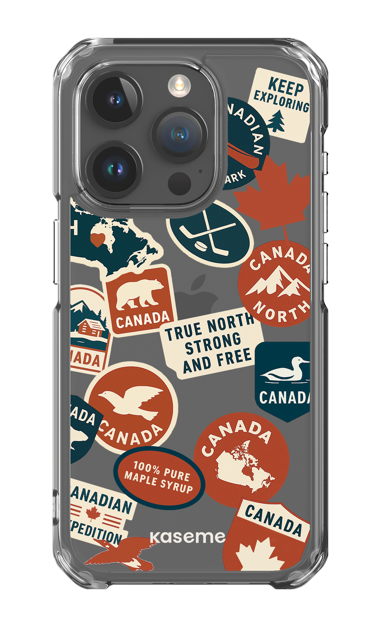 iPhone 15 Pro Clear Case Oh Maple -