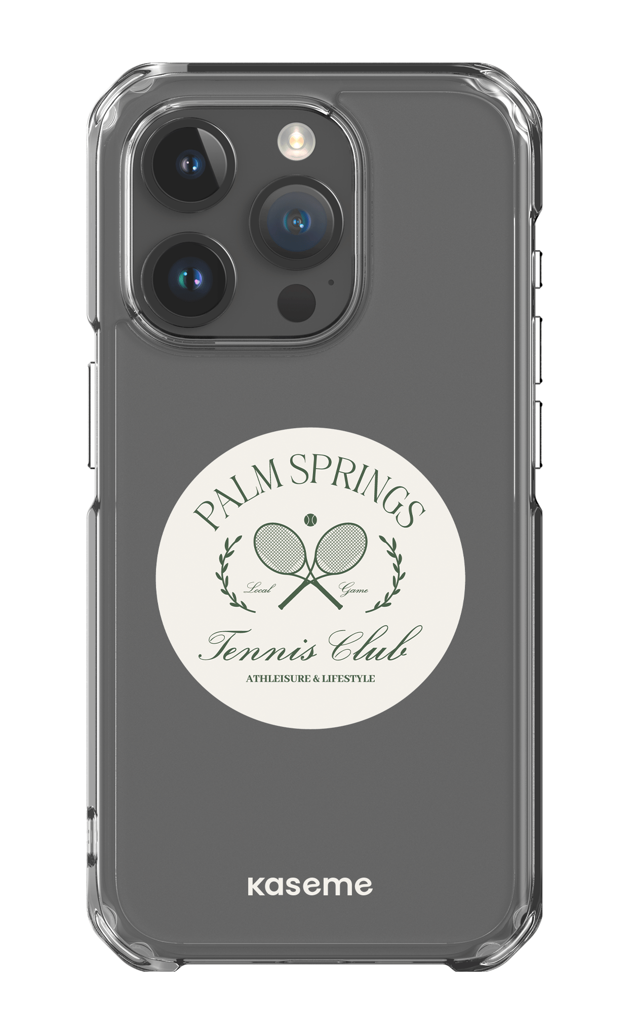 iPhone 15 Pro Clear Case Serve it up Clear Case -