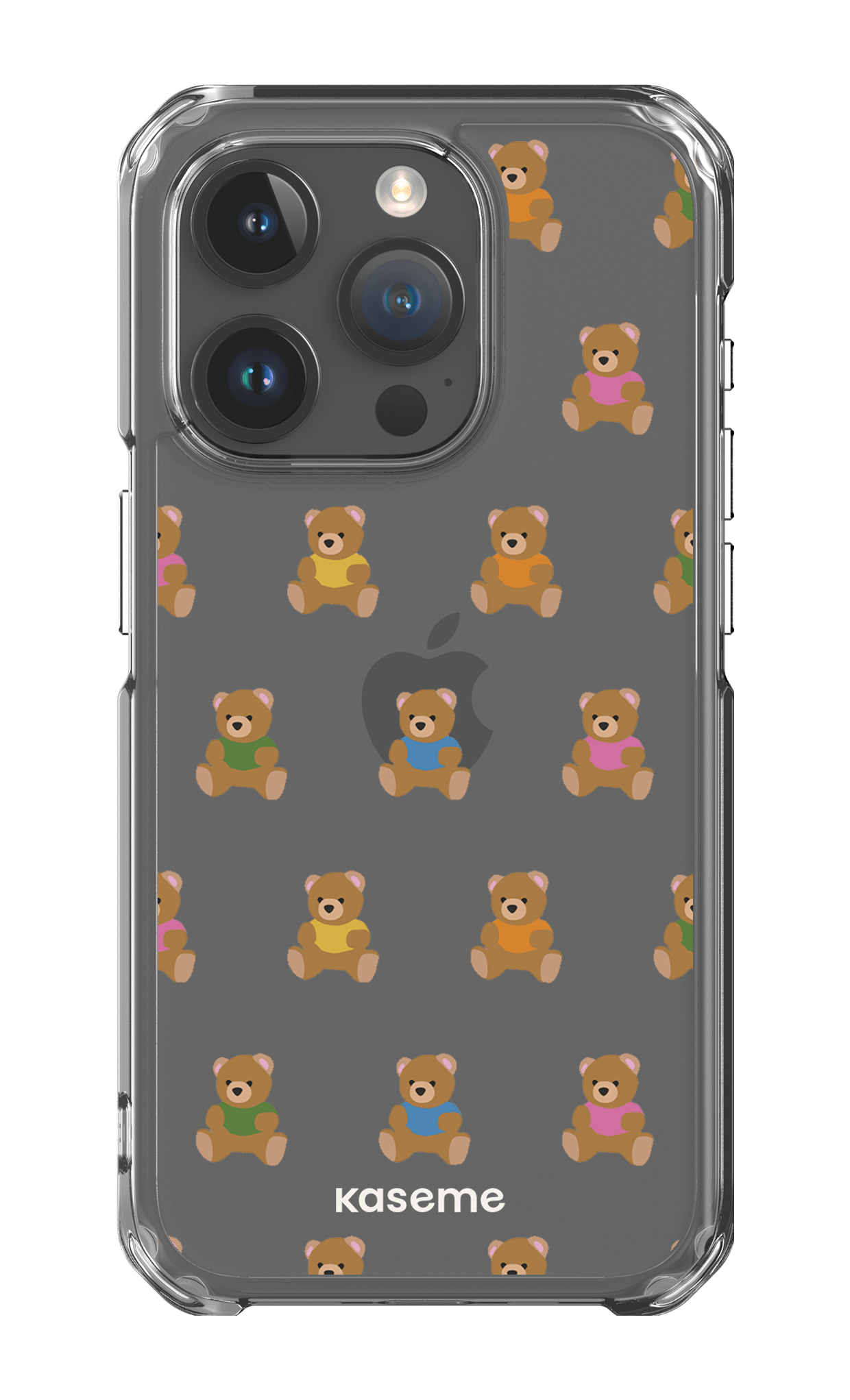 iPhone 15 Pro Clear Case Teddy Clear Case -