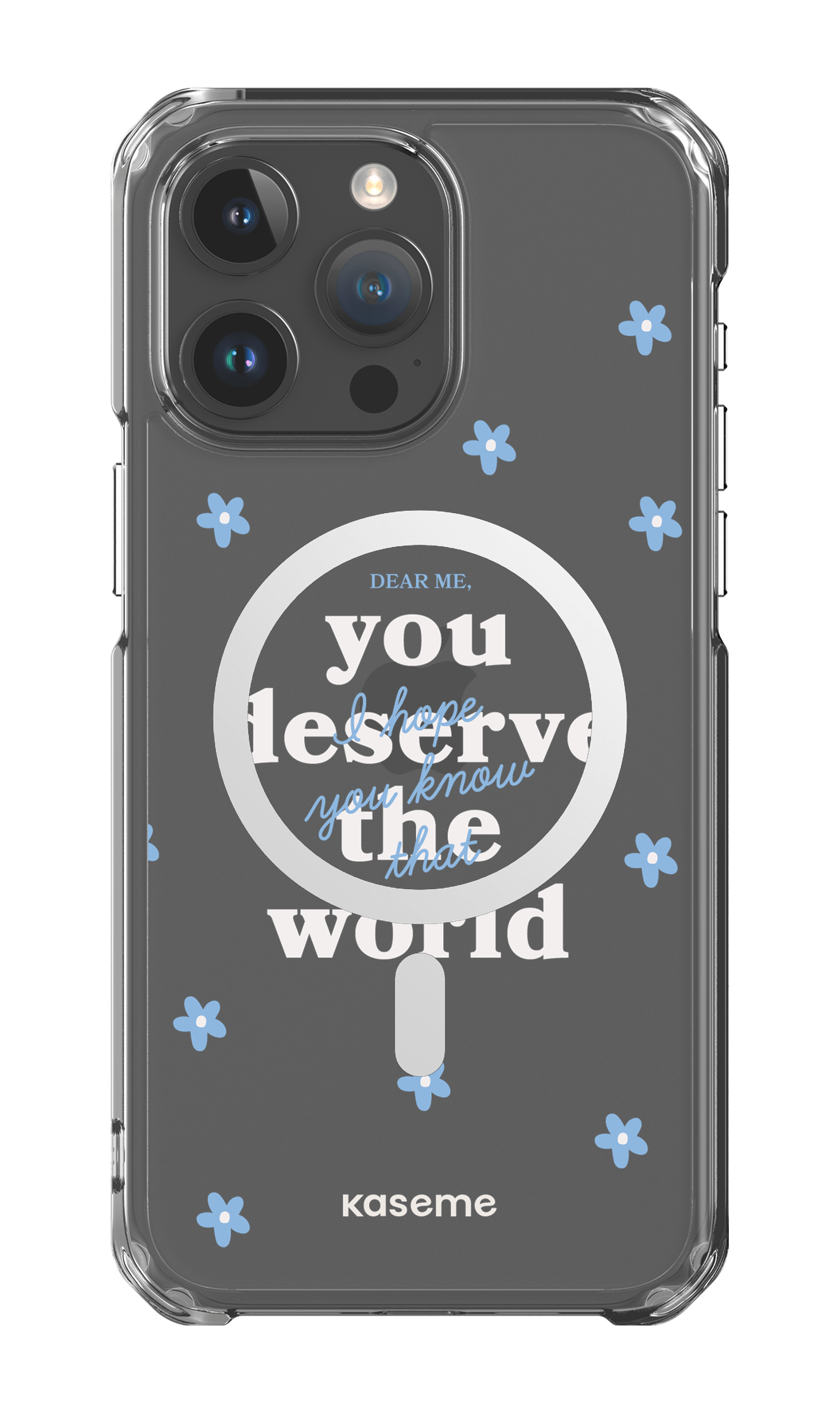 iPhone 15 Pro Max Clear Case - Magsafe Dear Me clear case -