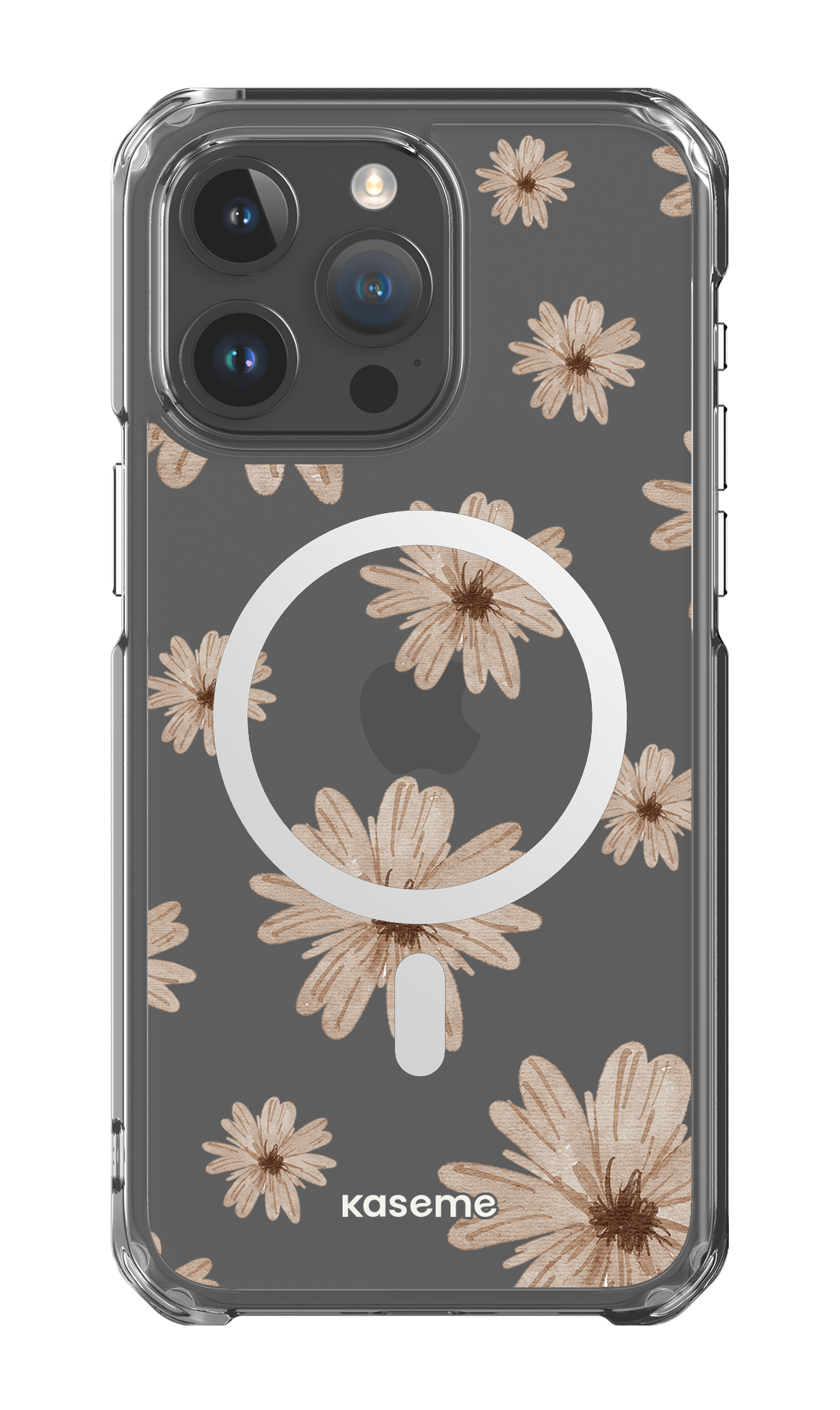 iPhone 15 Pro Max Clear Case - Magsafe Delicate Dreams Clear Case -