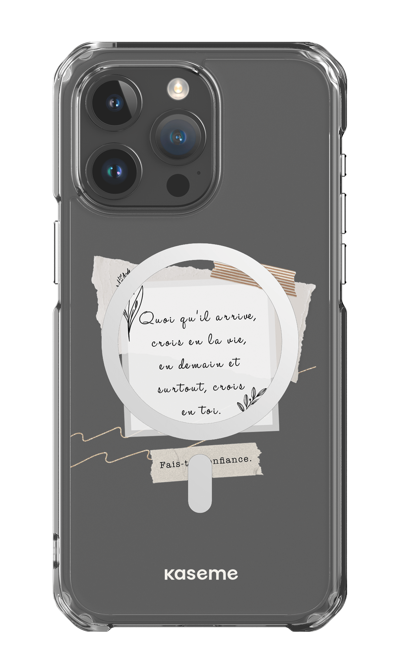 iPhone 15 Pro Max Clear Case - Magsafe Foi Clear Case -