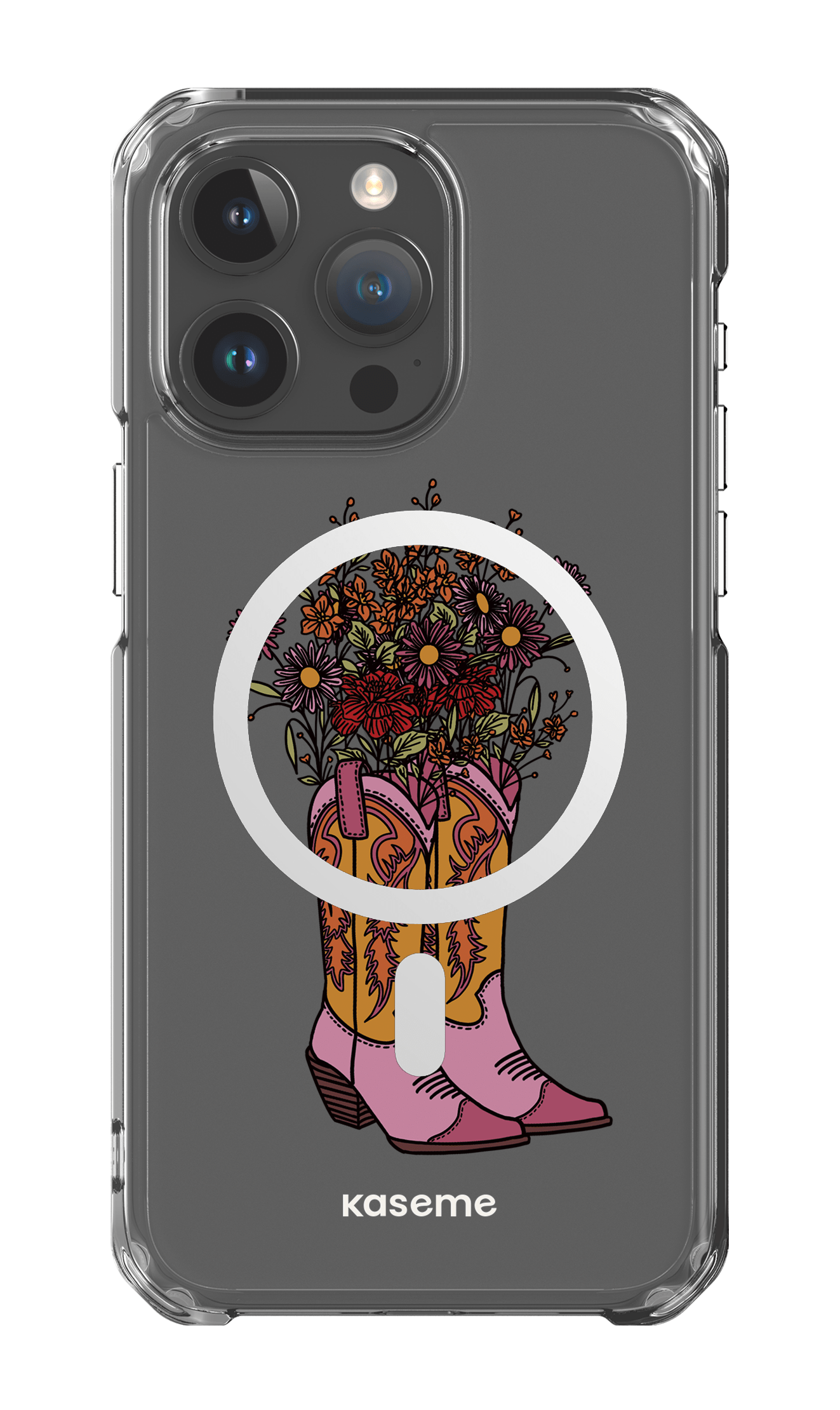 iPhone 15 Pro Max Clear Case - Magsafe Howdy Clear Case -