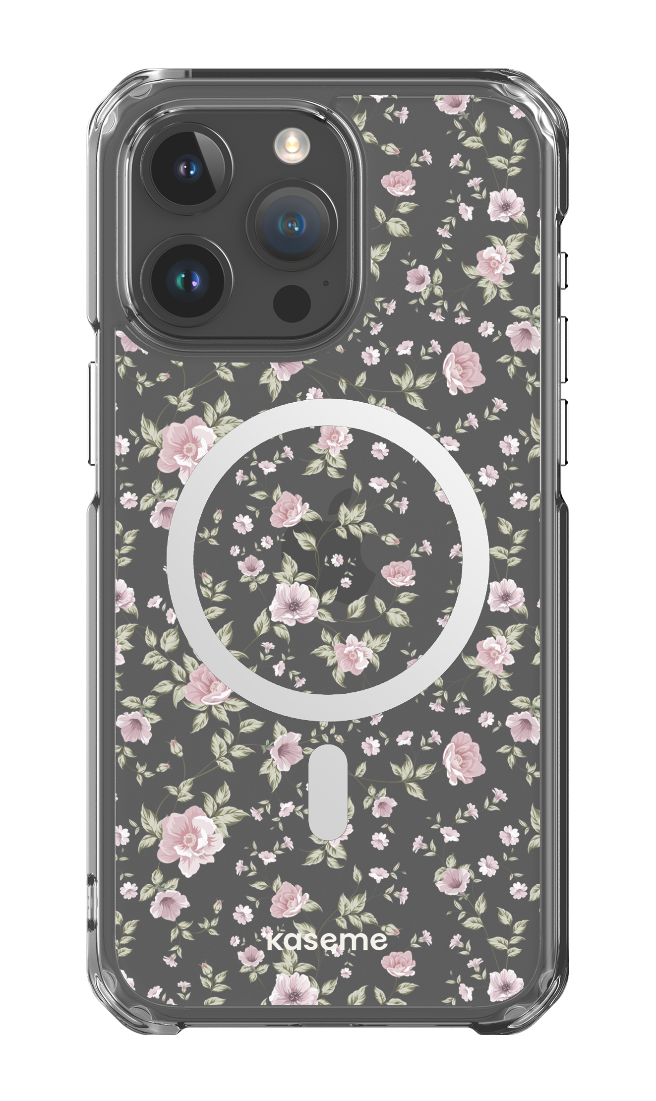 iPhone 15 Pro Max Clear Case - Magsafe La Vie en Rose Clear Case -