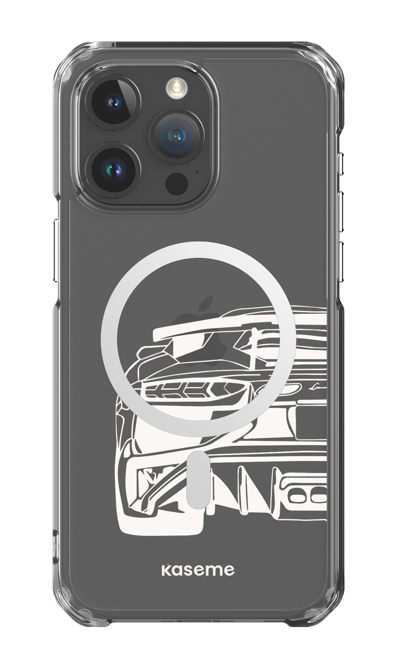 iPhone 15 Pro Max Clear Case - Magsafe Lambo clear case -