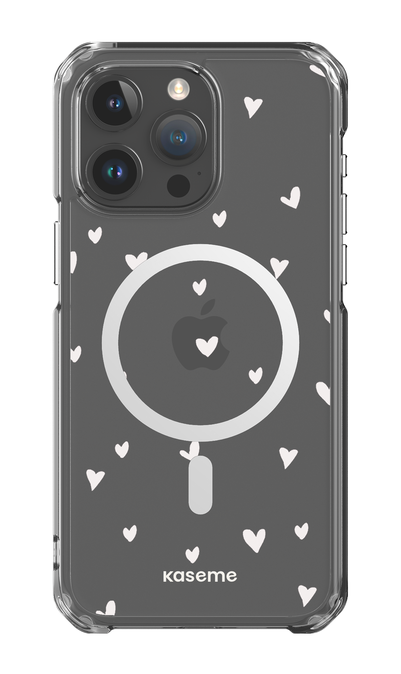 iPhone 15 Pro Max Clear Case - Magsafe Lovely Clear Case -