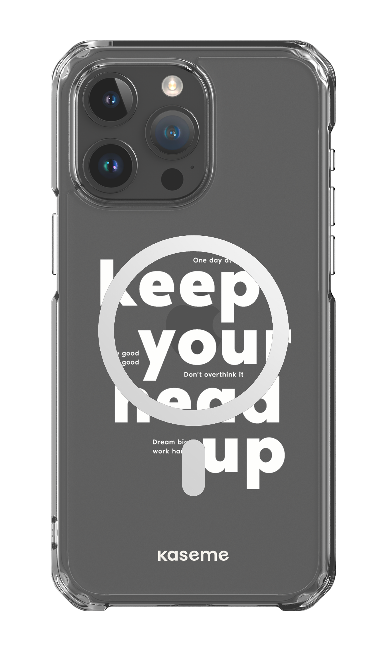 iPhone 15 Pro Max Clear Case - Magsafe Mindset Clear Case -