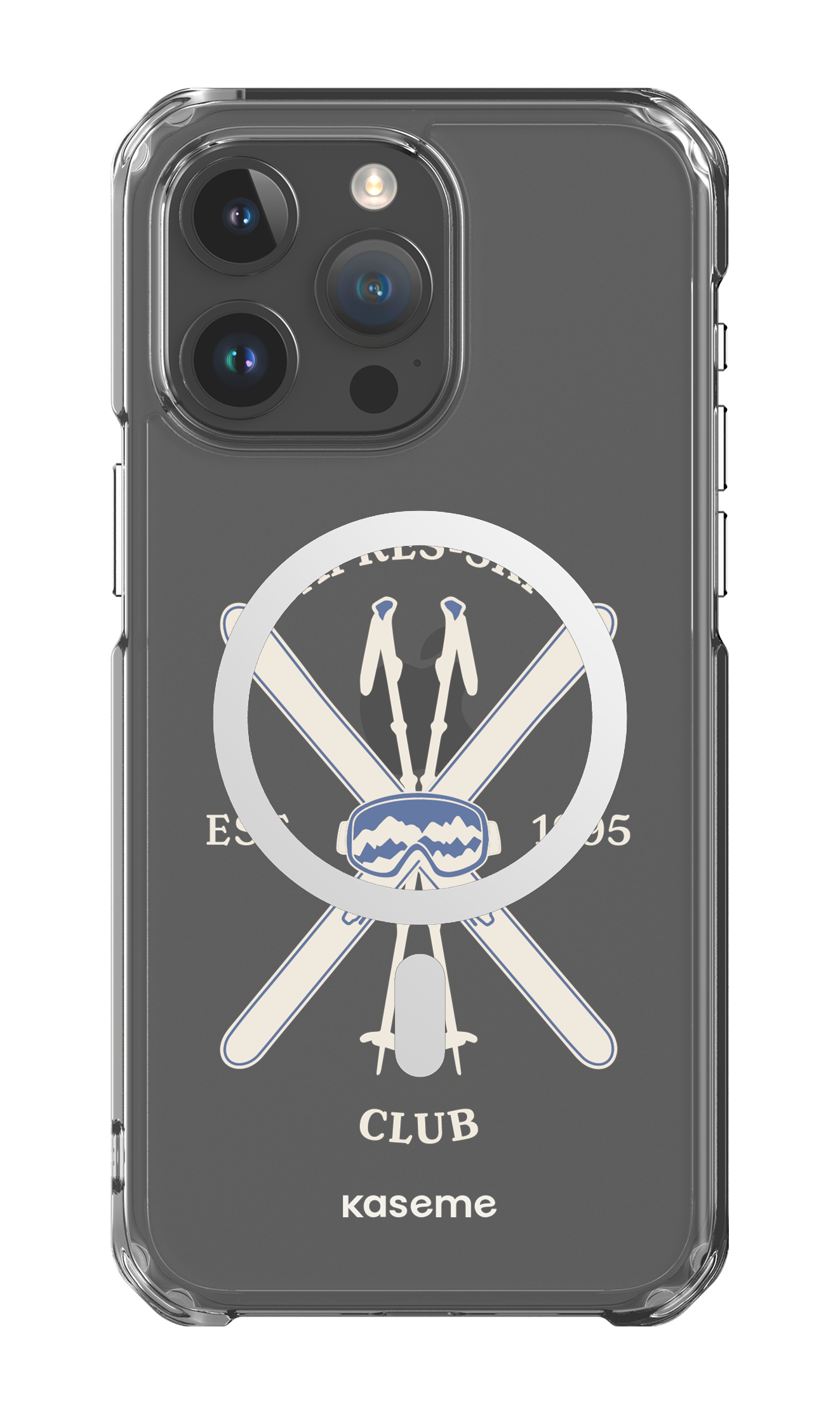 iPhone 15 Pro Max Clear Case - Magsafe Off-Track Clear Case -