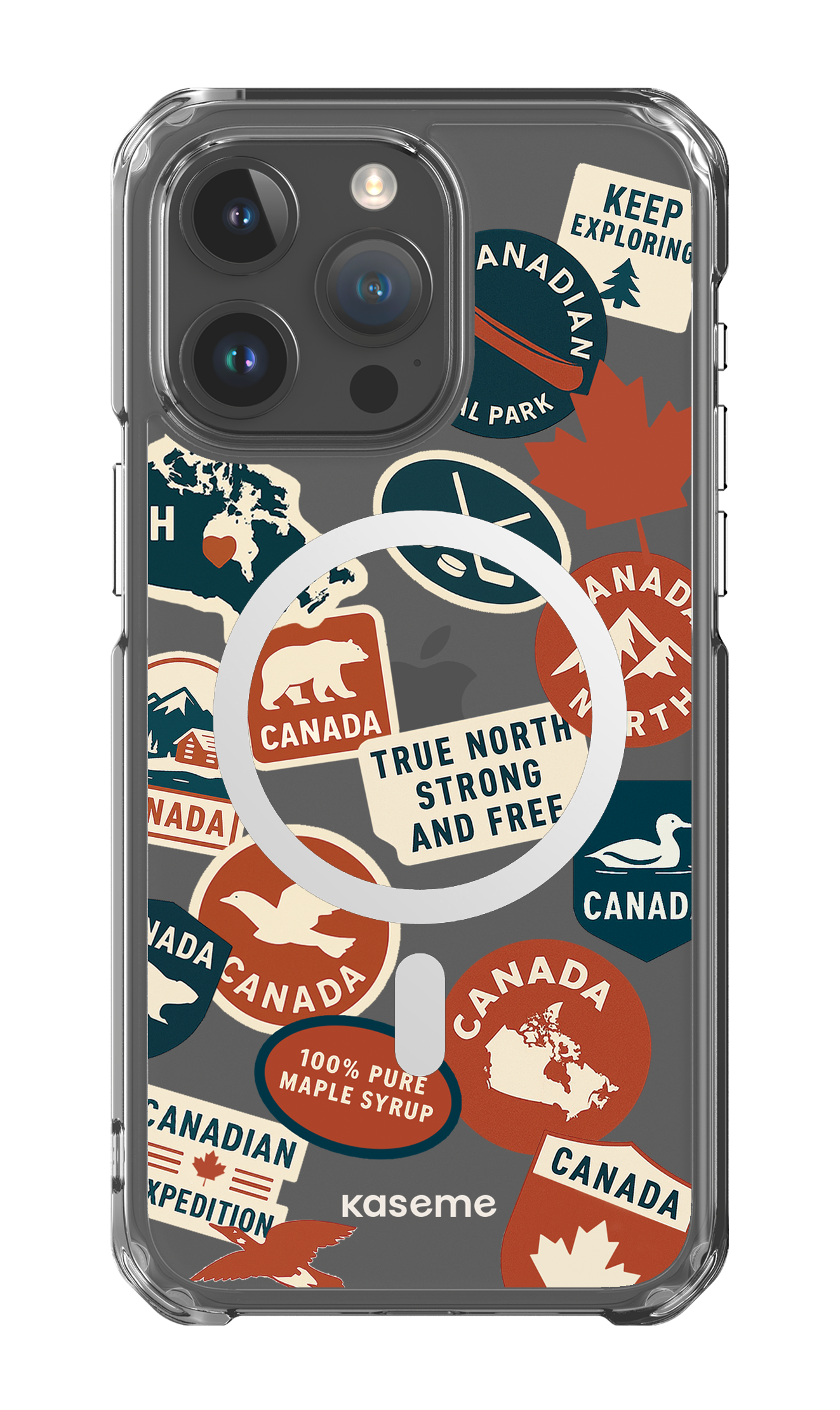 iPhone 15 Pro Max Clear Case - Magsafe Oh Maple -