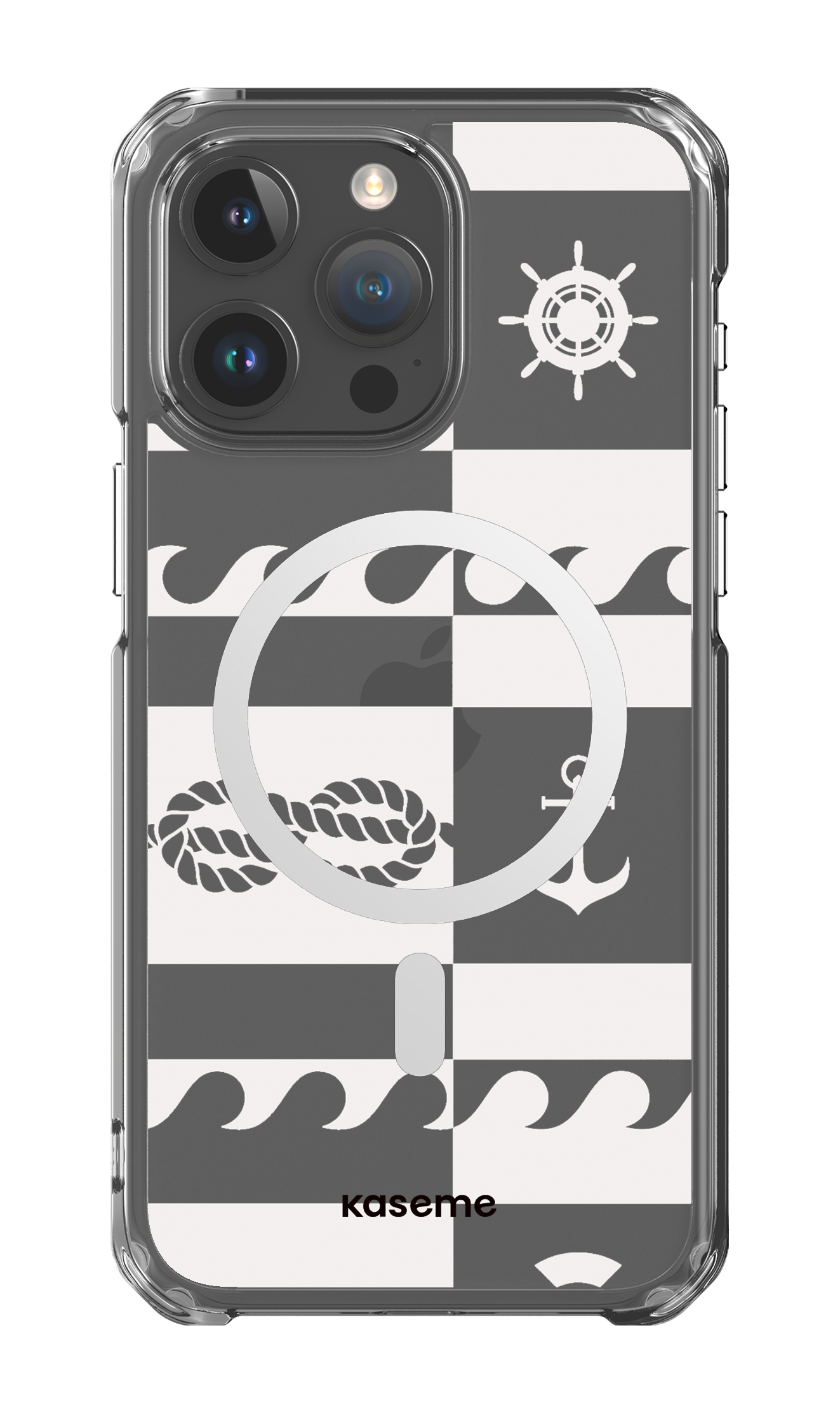 iPhone 15 Pro Max Clear Case - Magsafe Sail Clear Case -