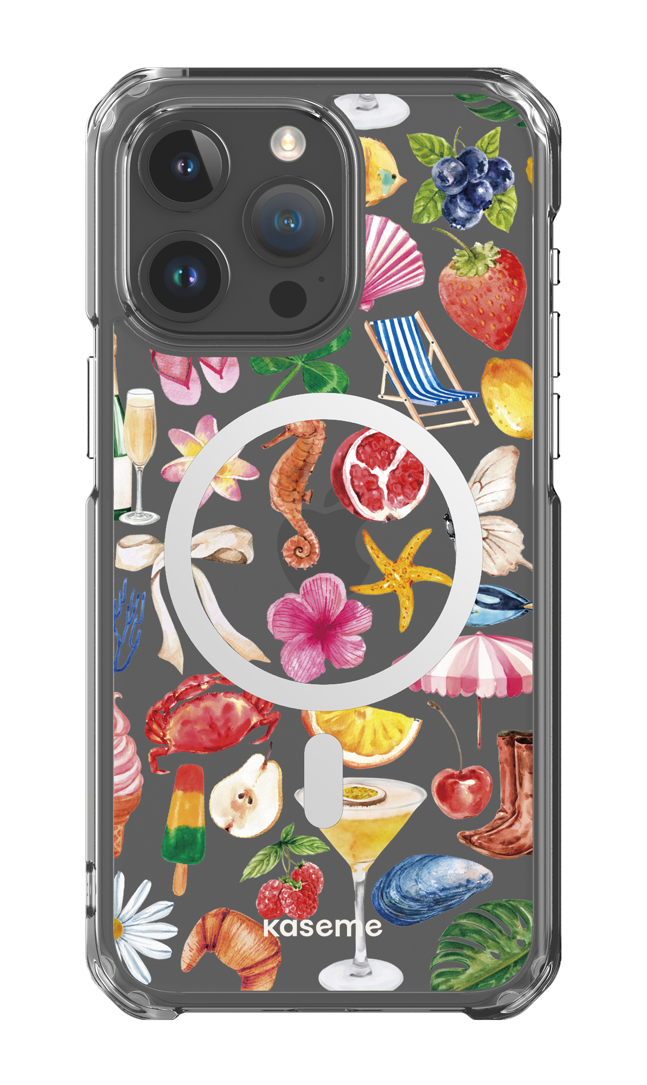 iPhone 15 Pro Max Clear Case - Magsafe St-Tropez Clear Case -