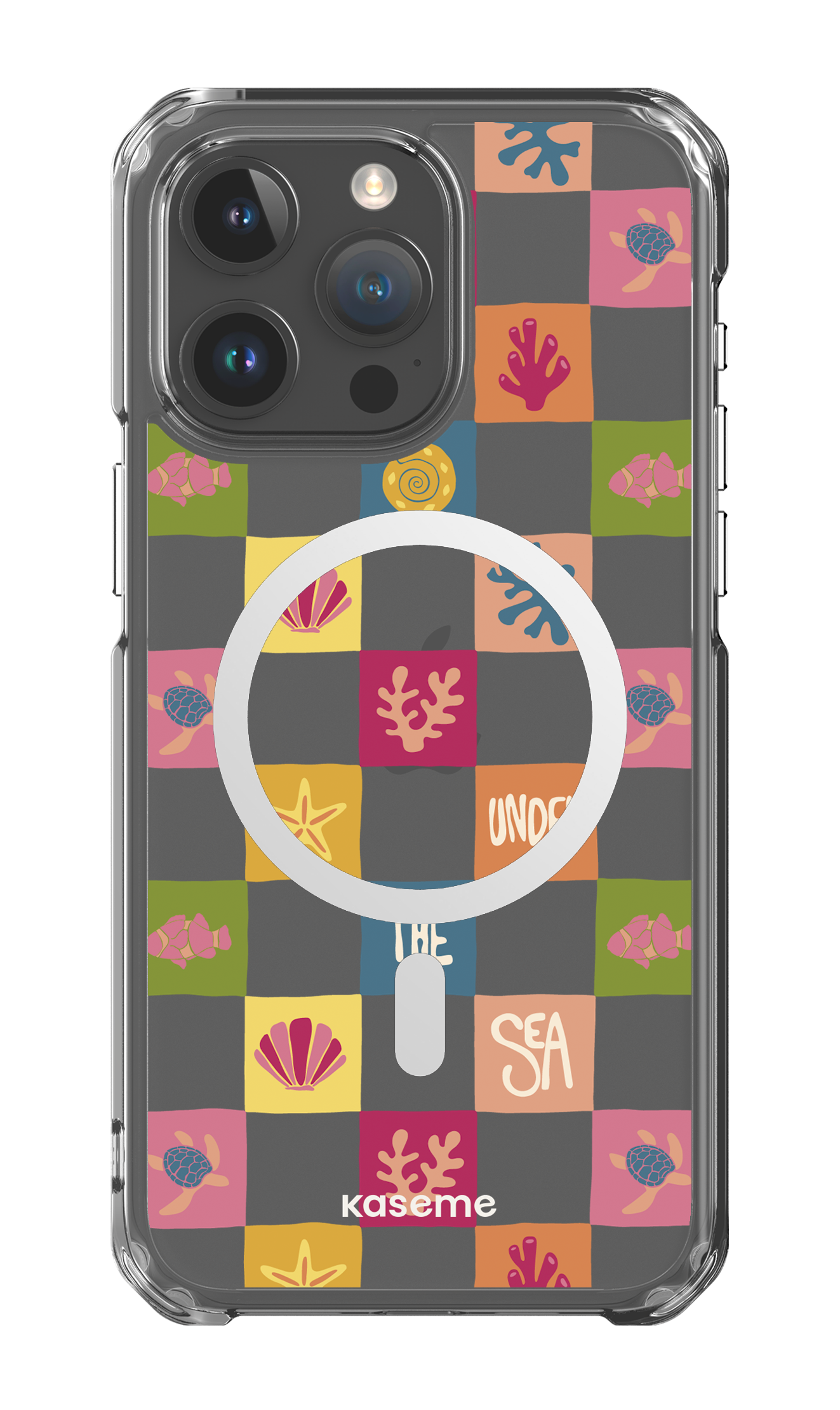 iPhone 15 Pro Max Clear Case - Magsafe Under the sea Clear Case -