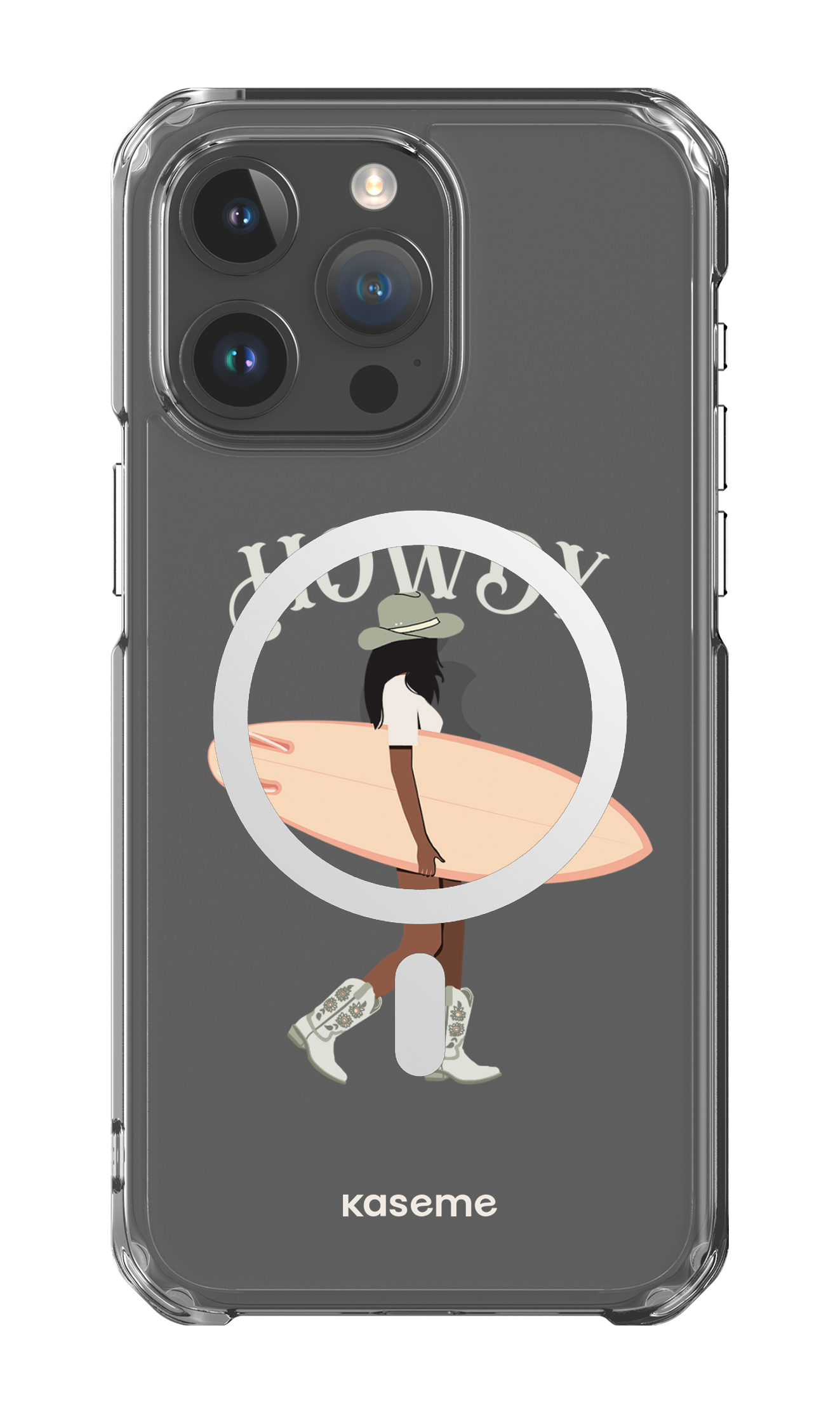 iPhone 15 Pro Max Clear Case - Magsafe Westsea Green Clear Case -