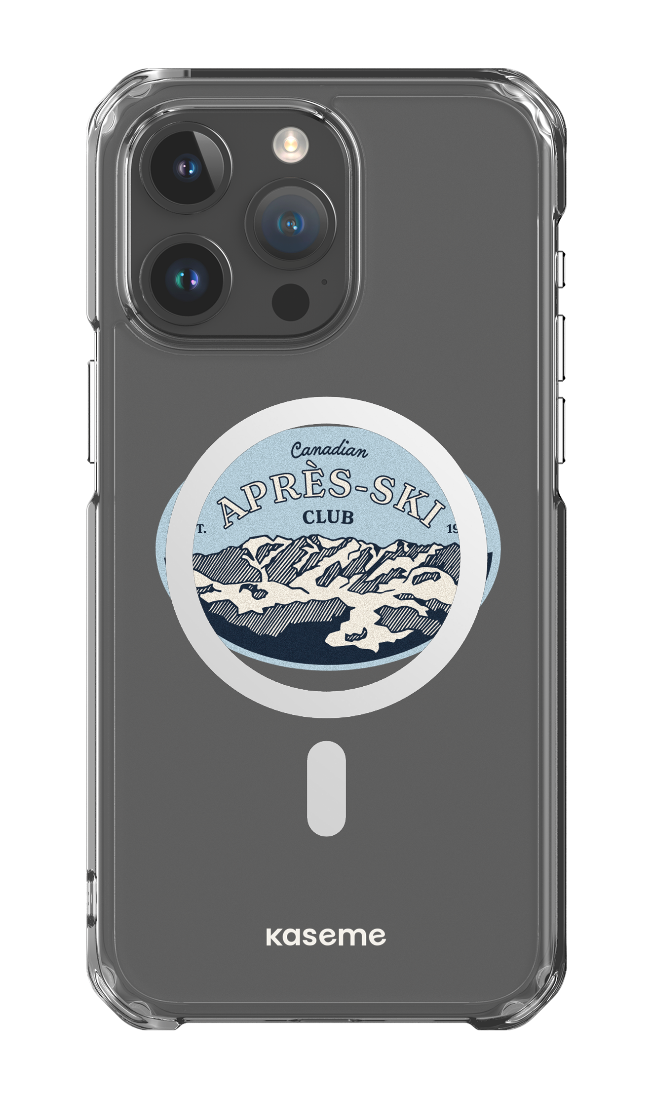 iPhone 15 Pro Max Clear Case - Magsafe Whistler Clear Case -