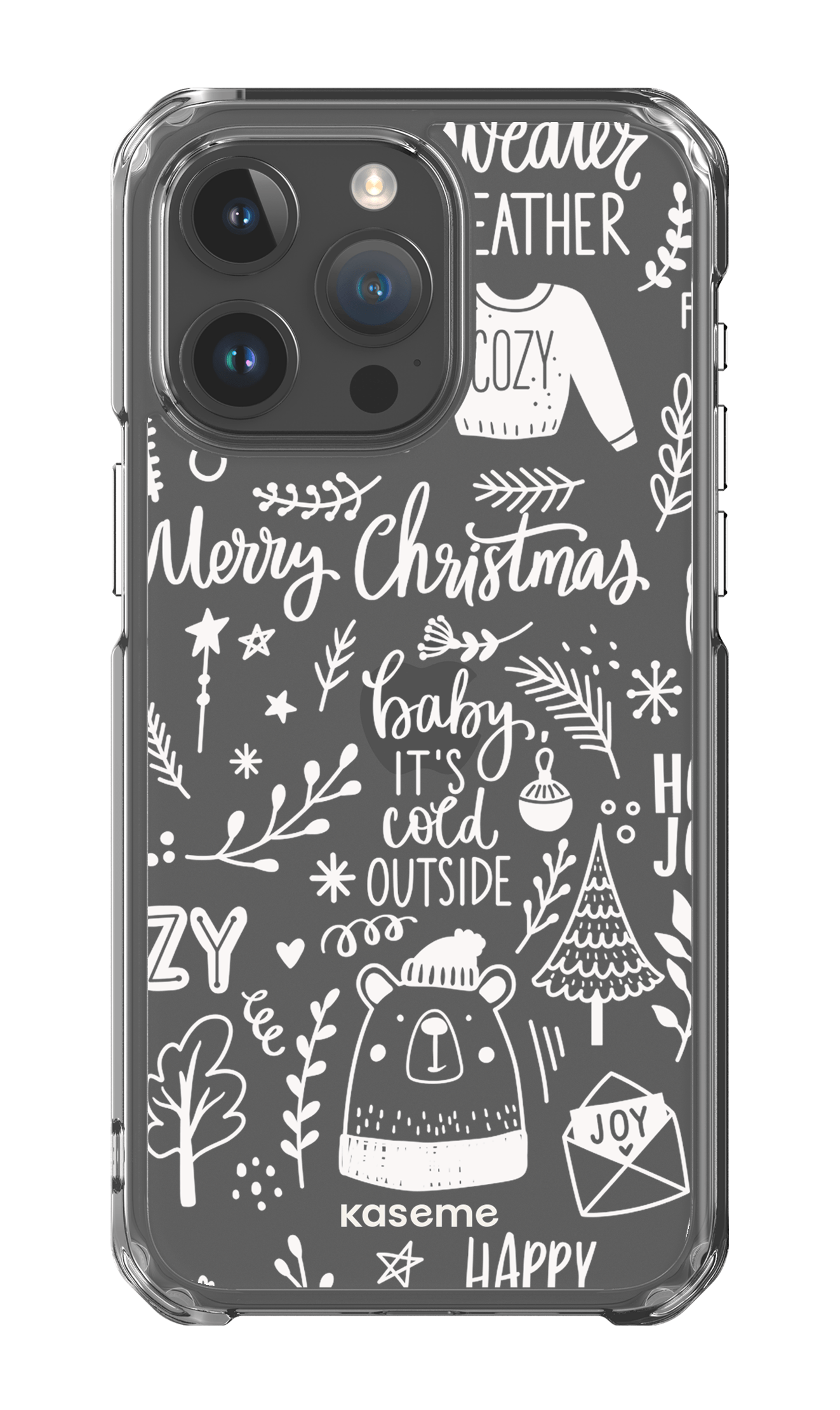 iPhone 15 Pro Max Clear Case Cold Nights Clear Case -