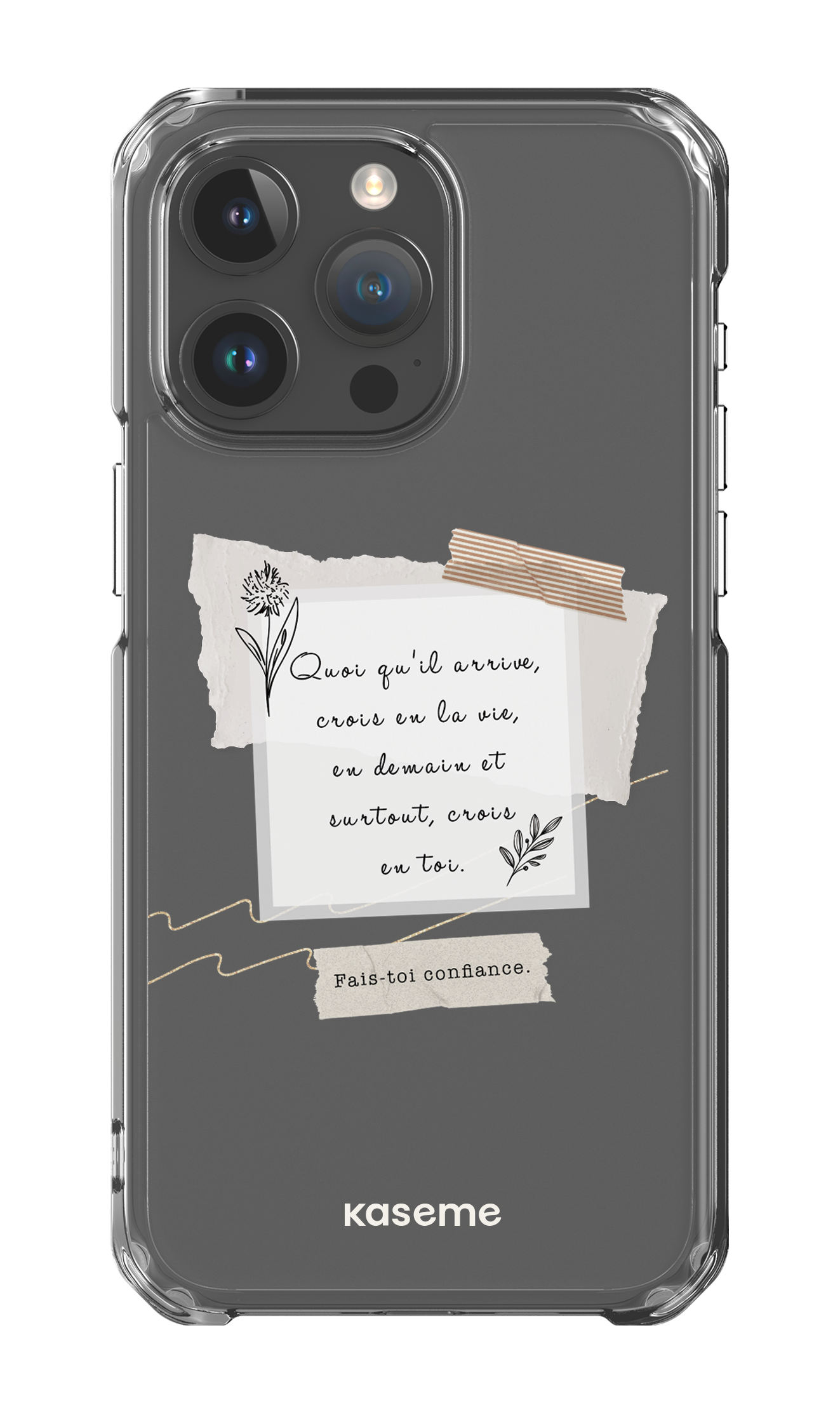 iPhone 15 Pro Max Clear Case Foi Clear Case -
