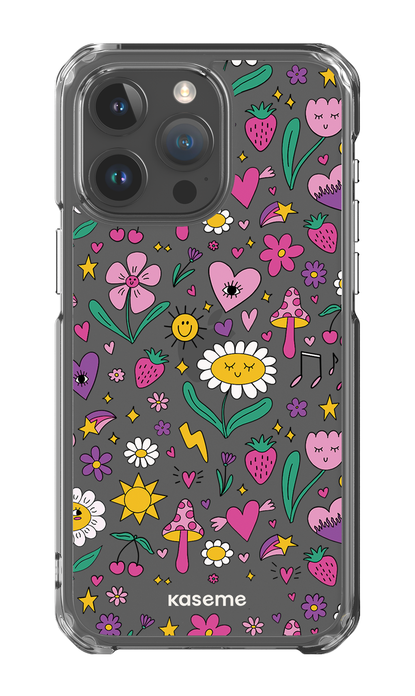 iPhone 15 Pro Max Clear Case Hypnotize Clear Case -