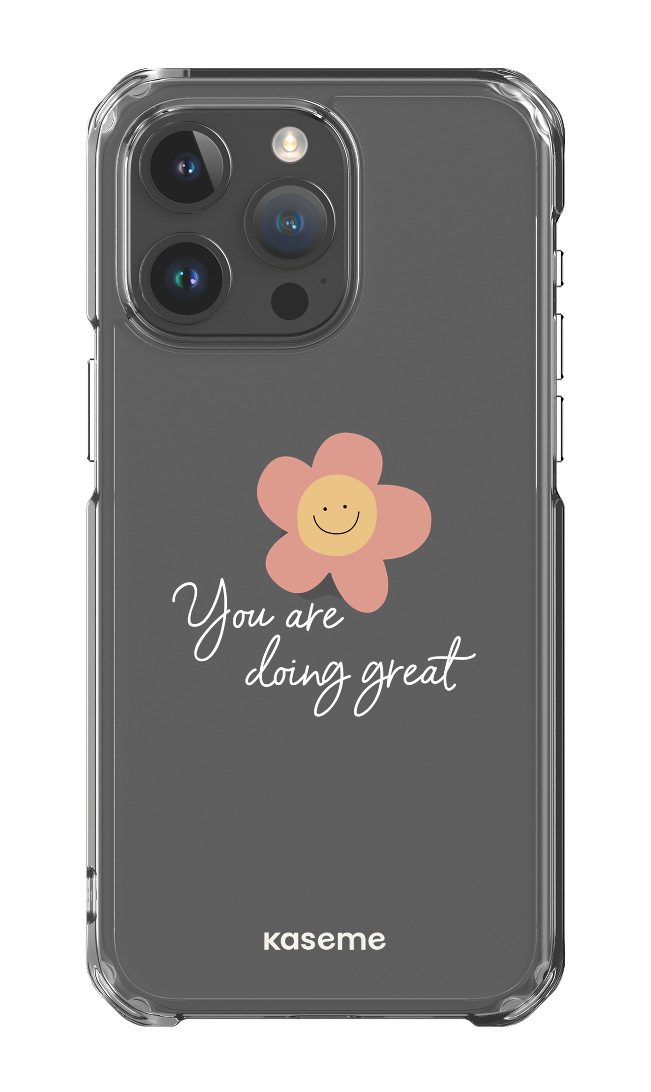 iPhone 15 Pro Max Clear Case Keep going Clear Case -