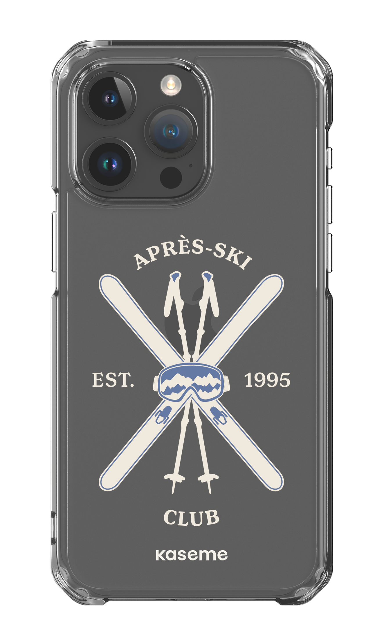 iPhone 15 Pro Max Clear Case Off-Track Clear Case -